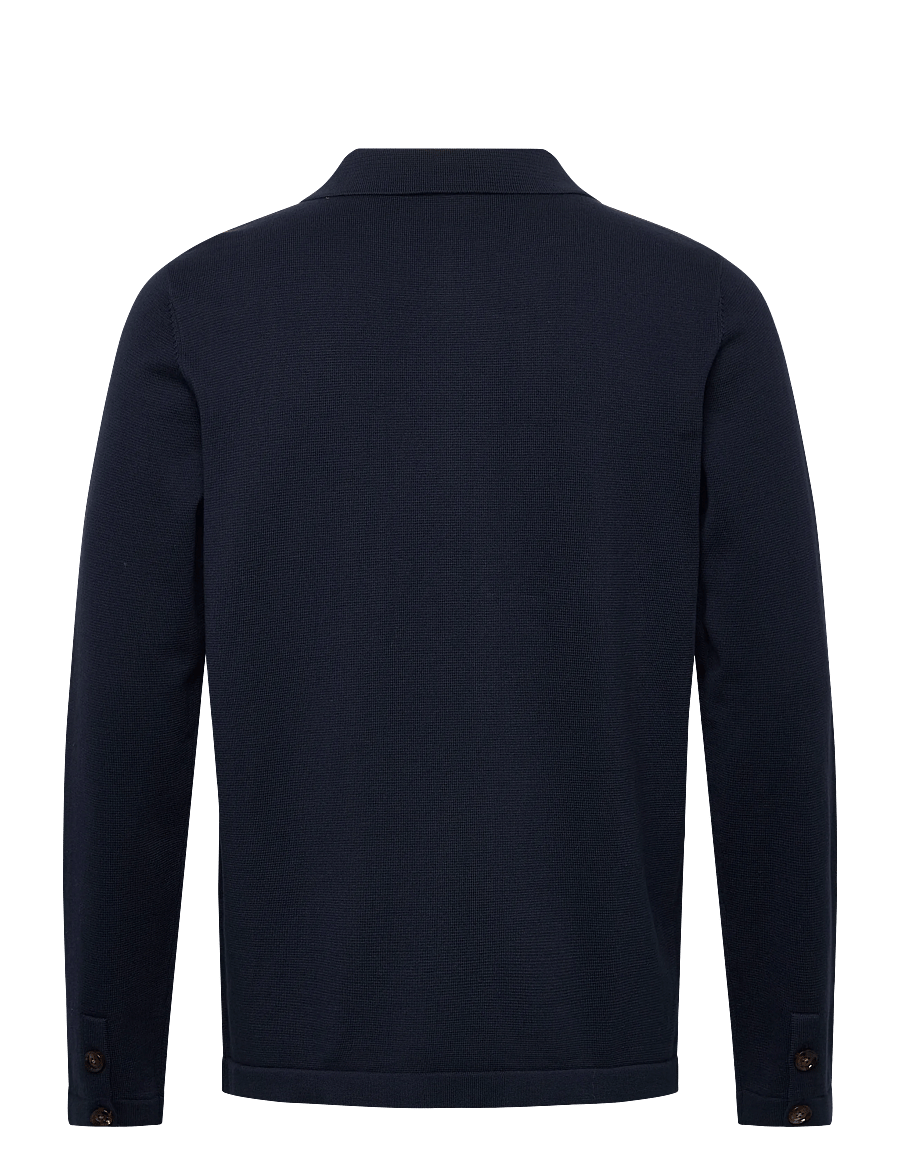 Mos Mosh Gallery - MMGConway Knit Jacket - frühlingsjacken - navy - 1