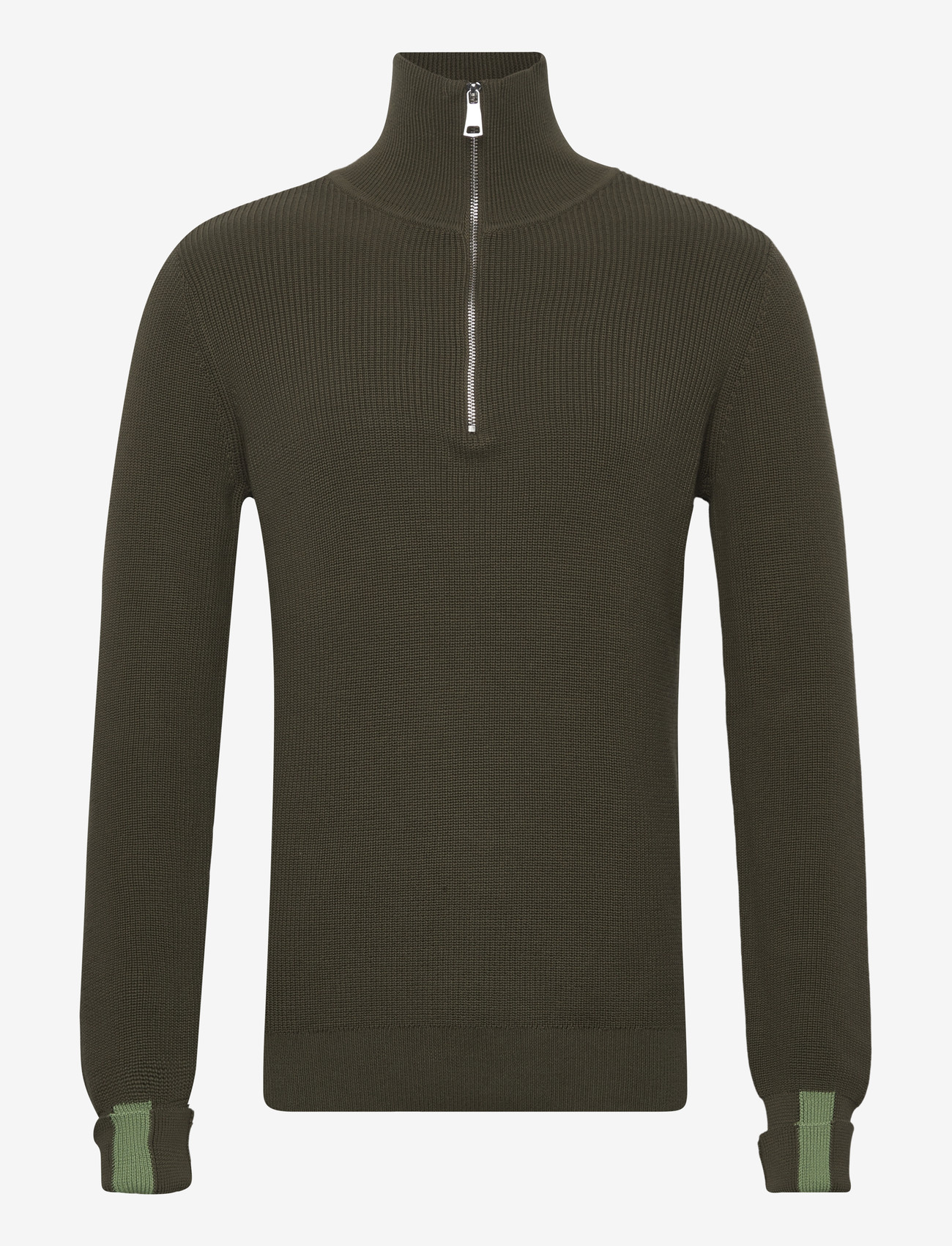 Mos Mosh Gallery - MMGPorter Quarter-Zip Knit - halfzip strik - grape leaf - 0