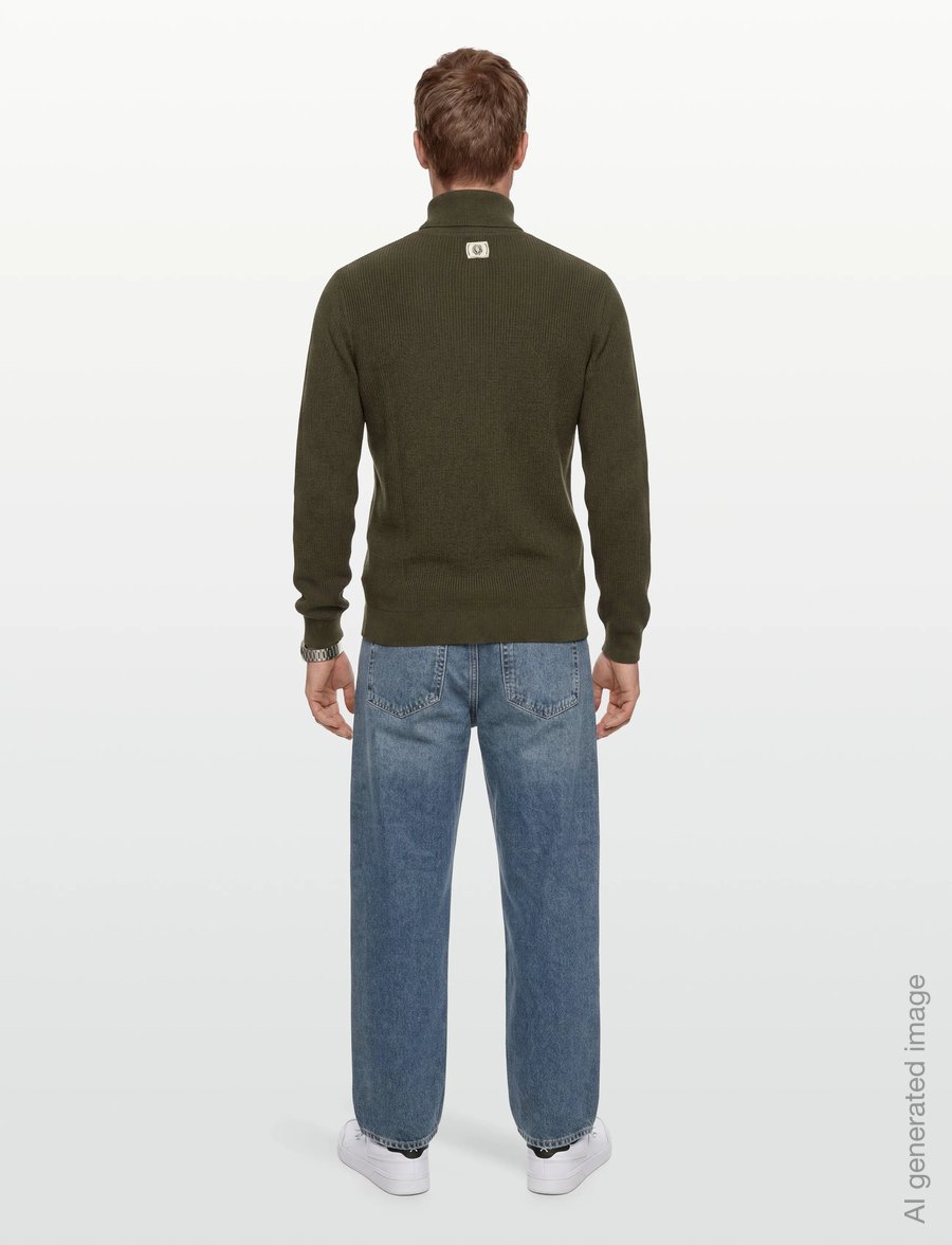 Mos Mosh Gallery - MMGPorter Quarter-Zip Knit - half zip jumpers - grape leaf - 4