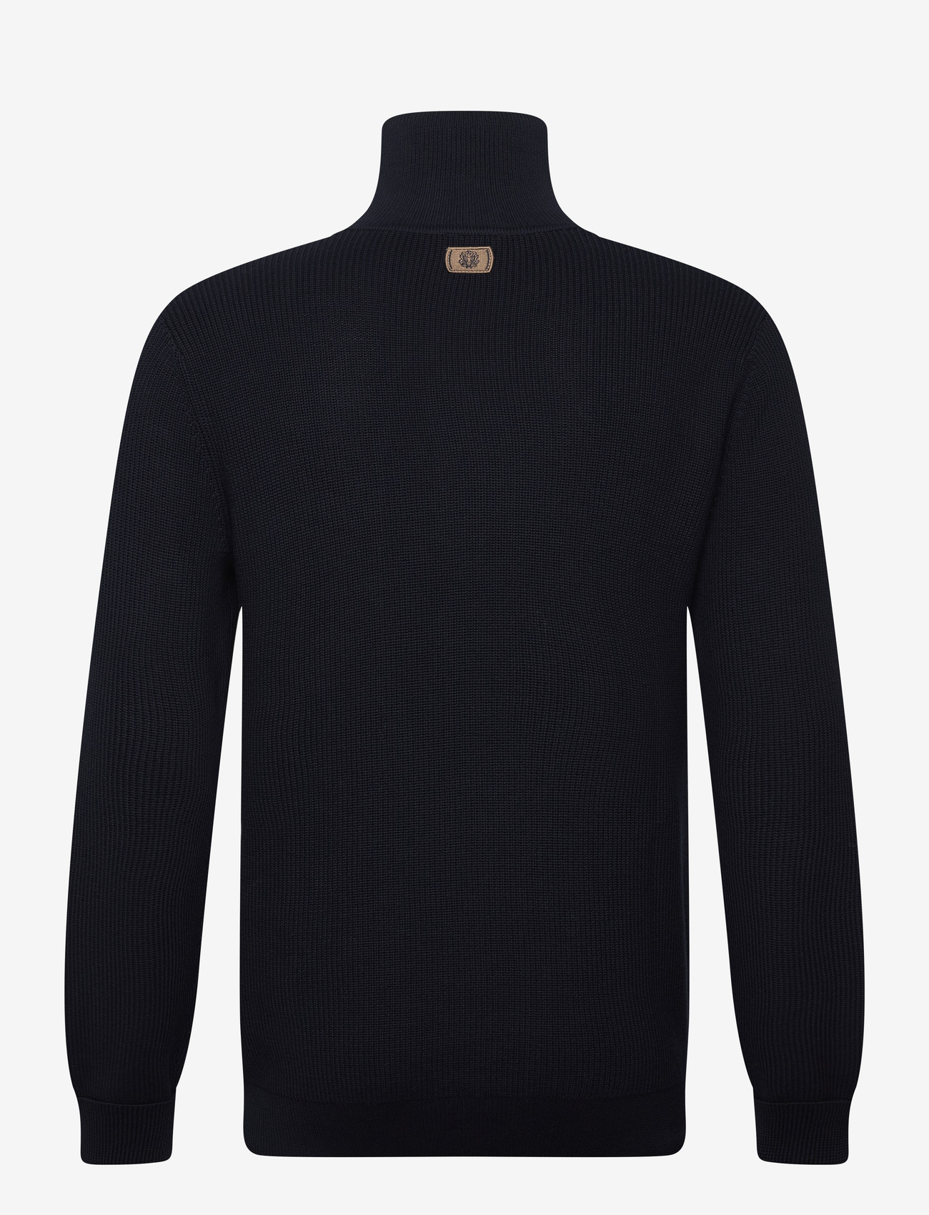 Mos Mosh Gallery - MMGPorter Quarter-Zip Knit - half zip jumpers - navy - 1