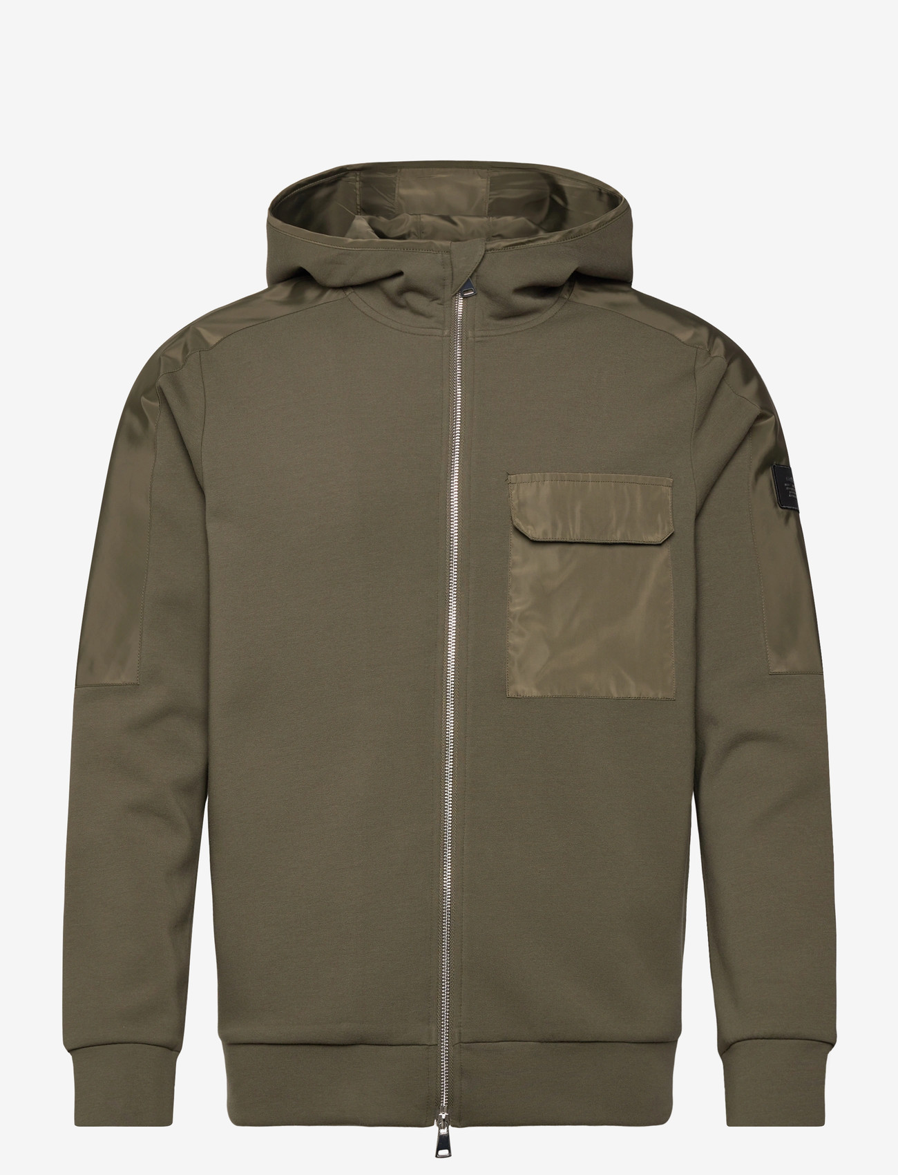 Mos Mosh Gallery - MMGJayson Zip Hood Sweat - kapuutsiga dressipluusid - grape leaf - 0