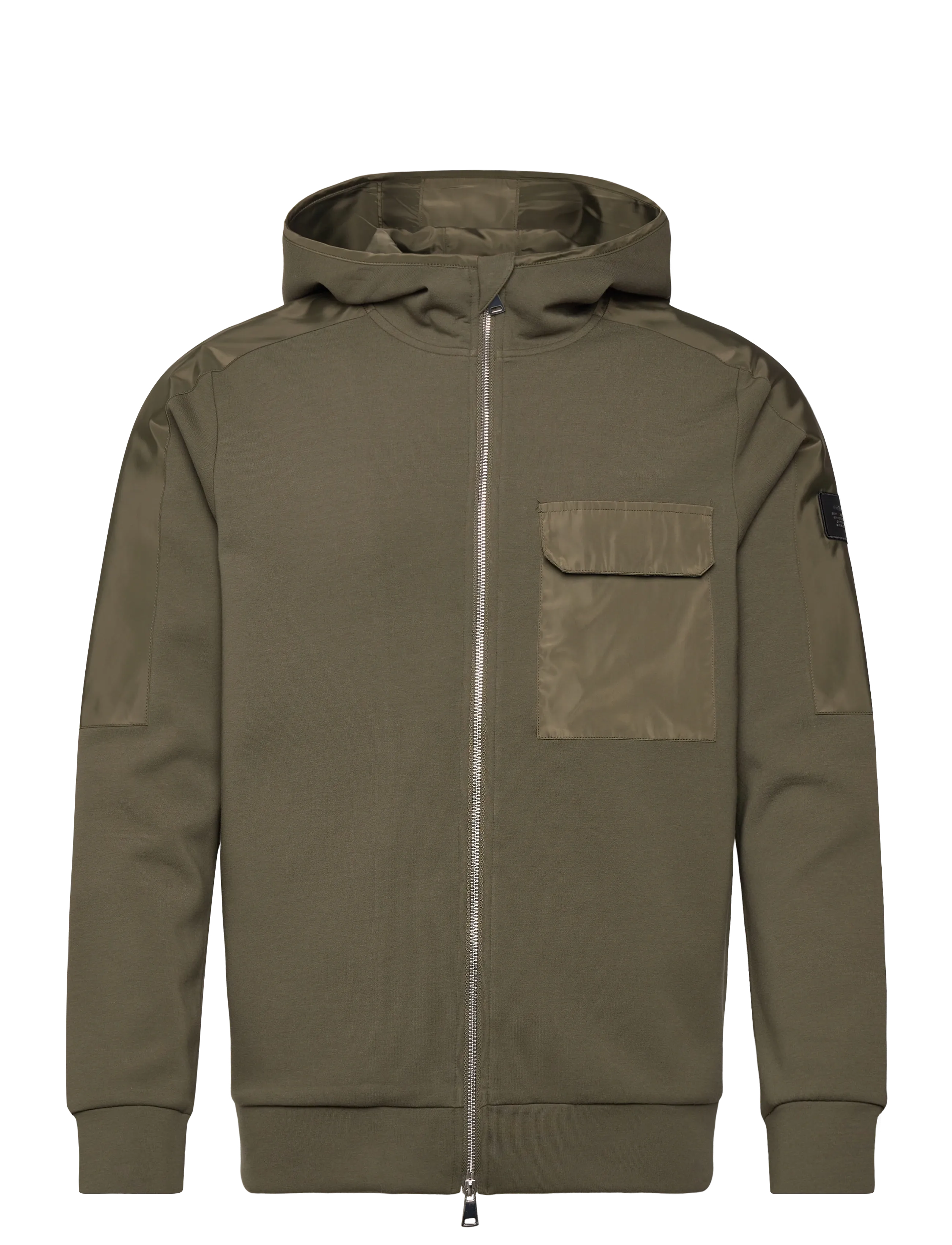 Mos Mosh Gallery MMGJayson Zip Hood Sweat - Mos Mosh Gallery - GRAPE LEAF / khaki/green