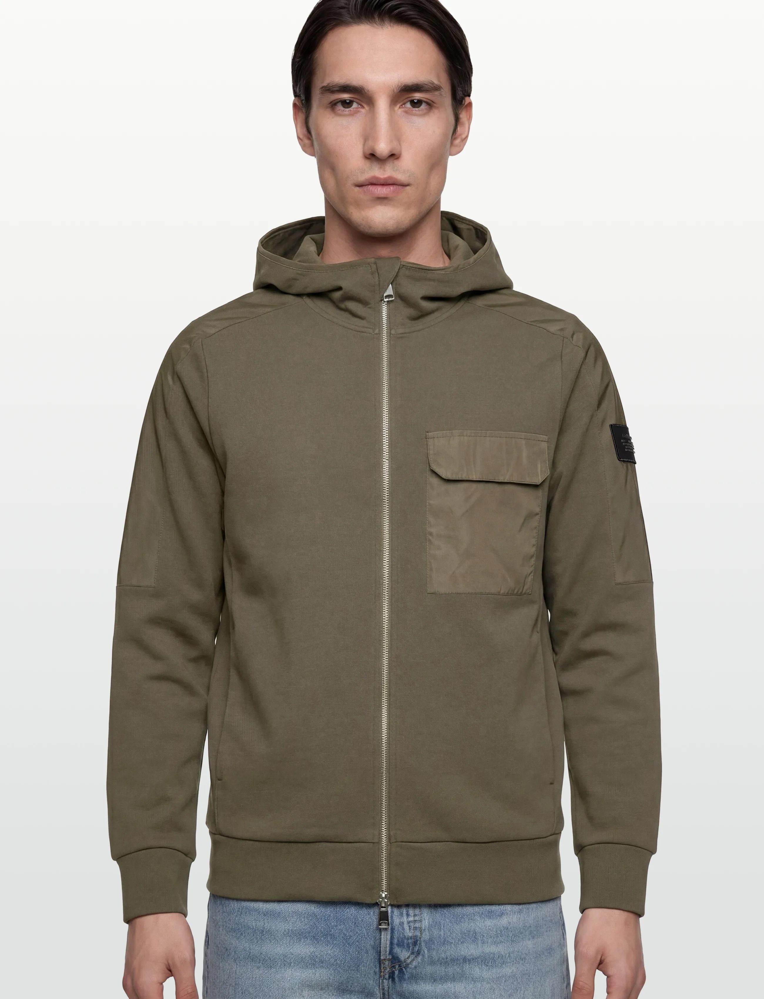 Mos Mosh Gallery - MMGJayson Zip Hood Sweat - hoodies - grape leaf - 3