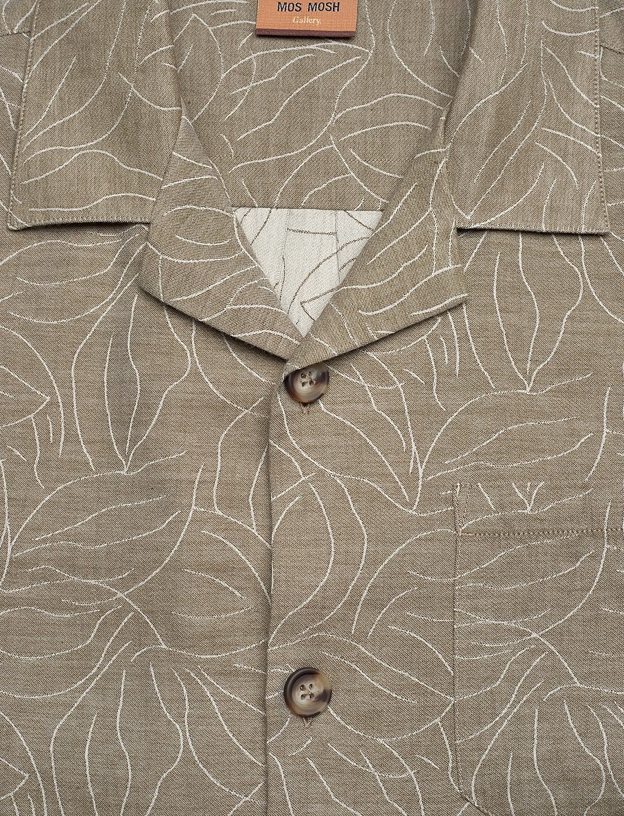 Mos Mosh Gallery - MMGMarlon Vanese Cuban Shirt - chemises à manches courtes - grape leaf - 2