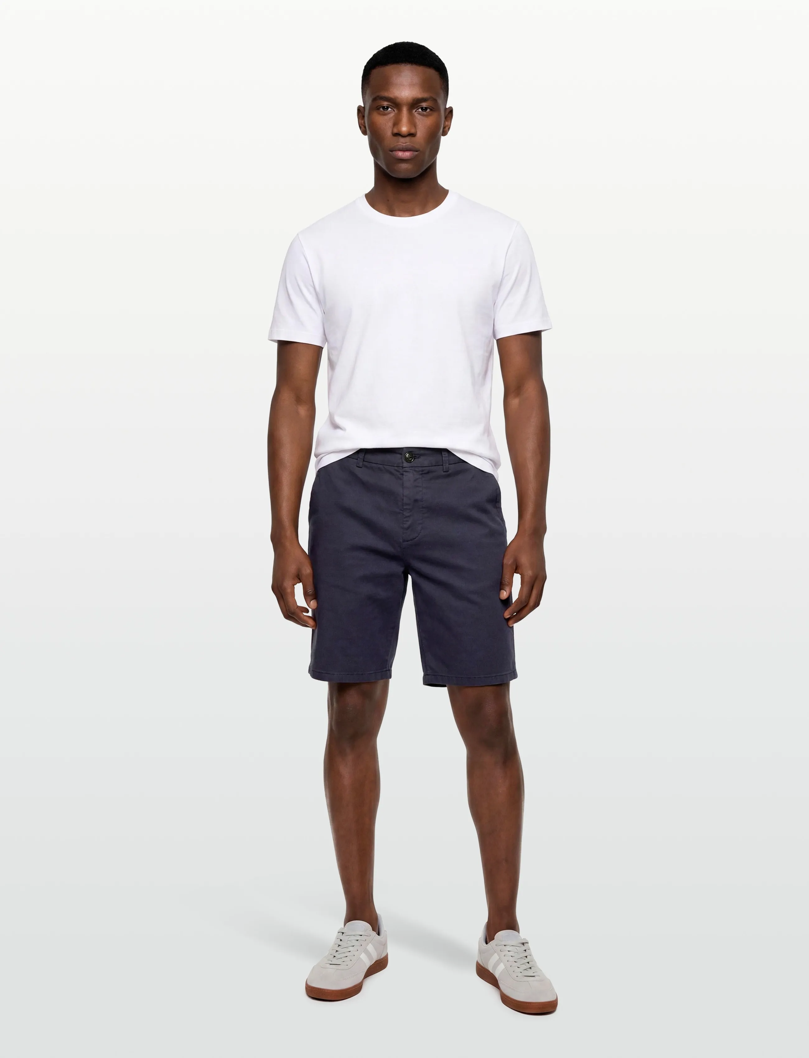 Mos Mosh Gallery MMGPenn Paper Shorts - Fatnaður - NAVY / navy