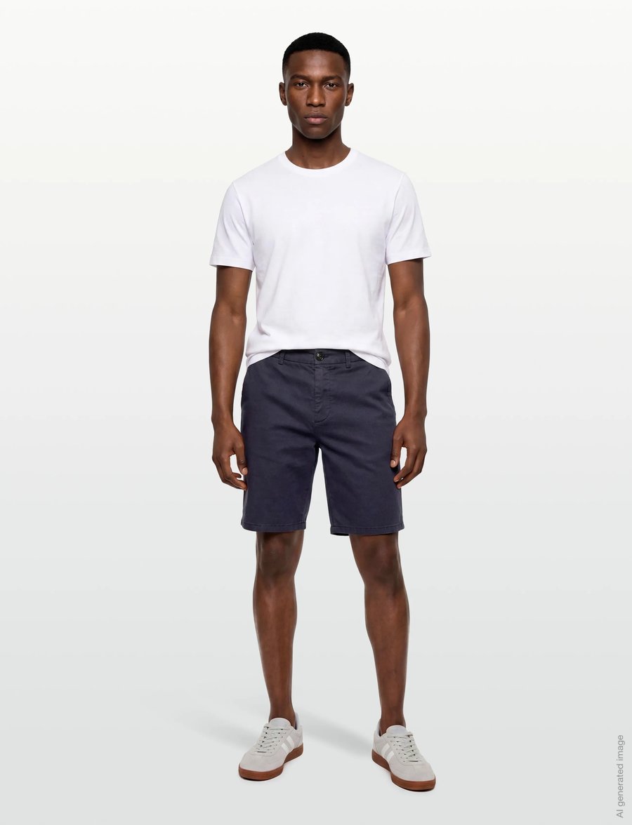 Mos Mosh Gallery - MMGPenn Paper Shorts - casual shorts - navy - 0