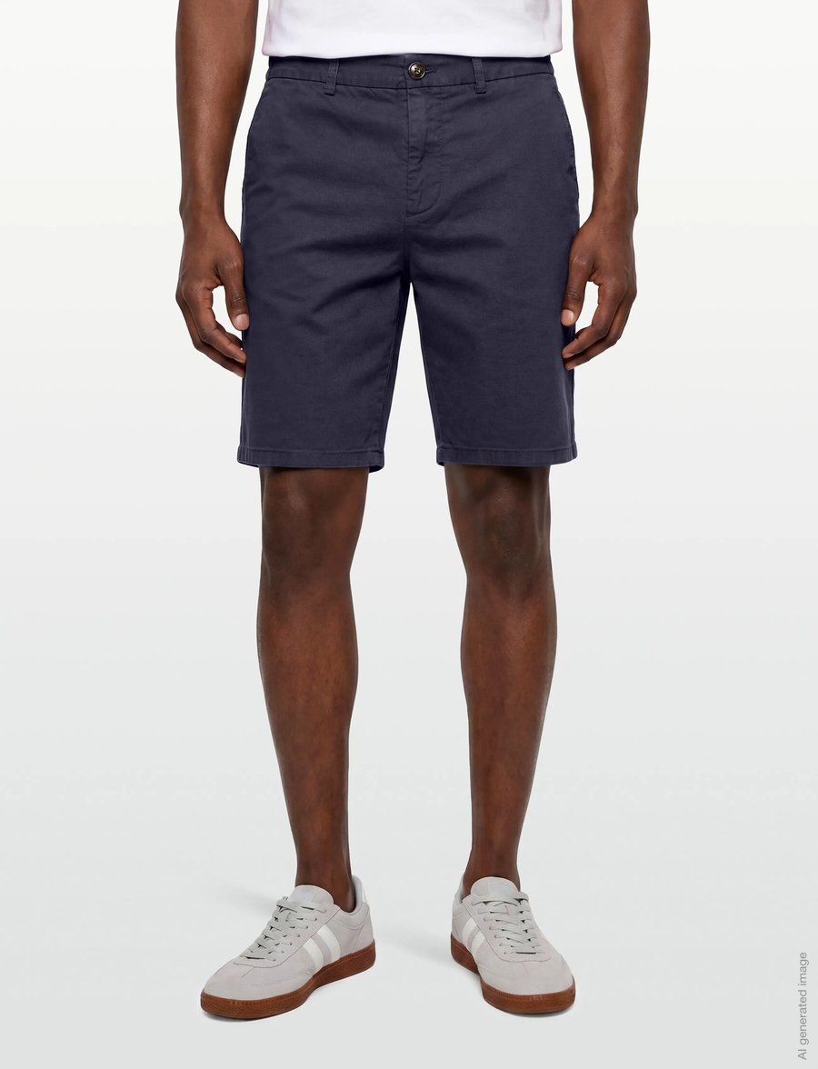 Mos Mosh Gallery - MMGPenn Paper Shorts - casual shorts - navy - 3