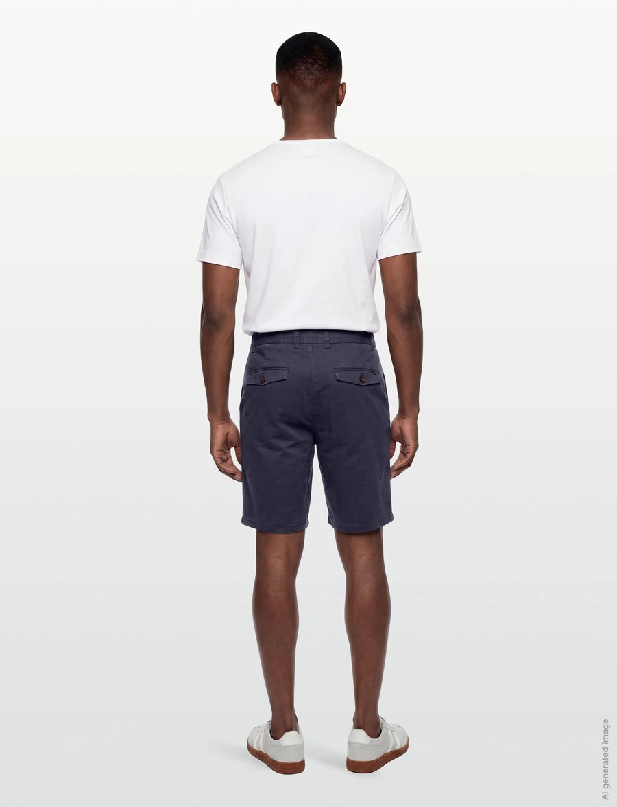 Mos Mosh Gallery - MMGPenn Paper Shorts - casual shorts - navy - 4