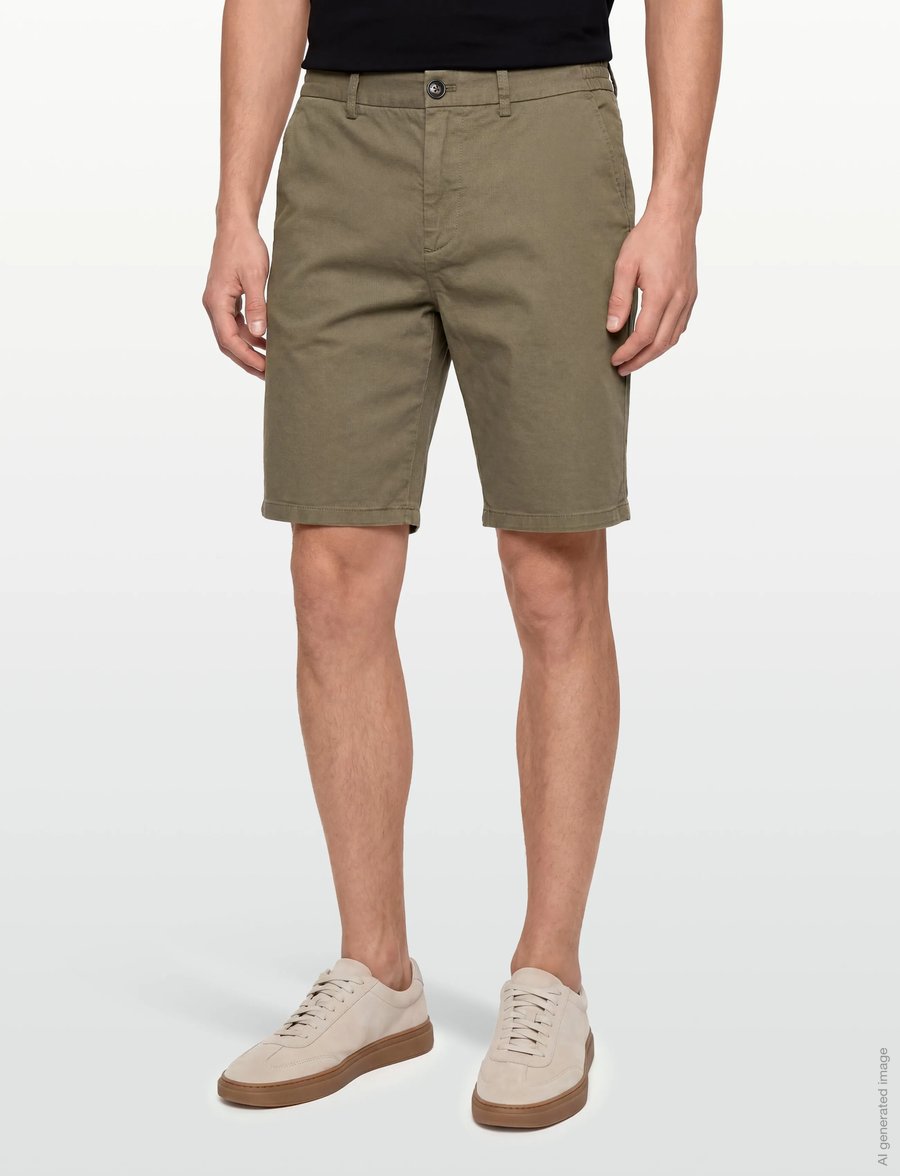 Mos Mosh Gallery - MMGPenn Paper Shorts - rennot shortsit - soft army - 3