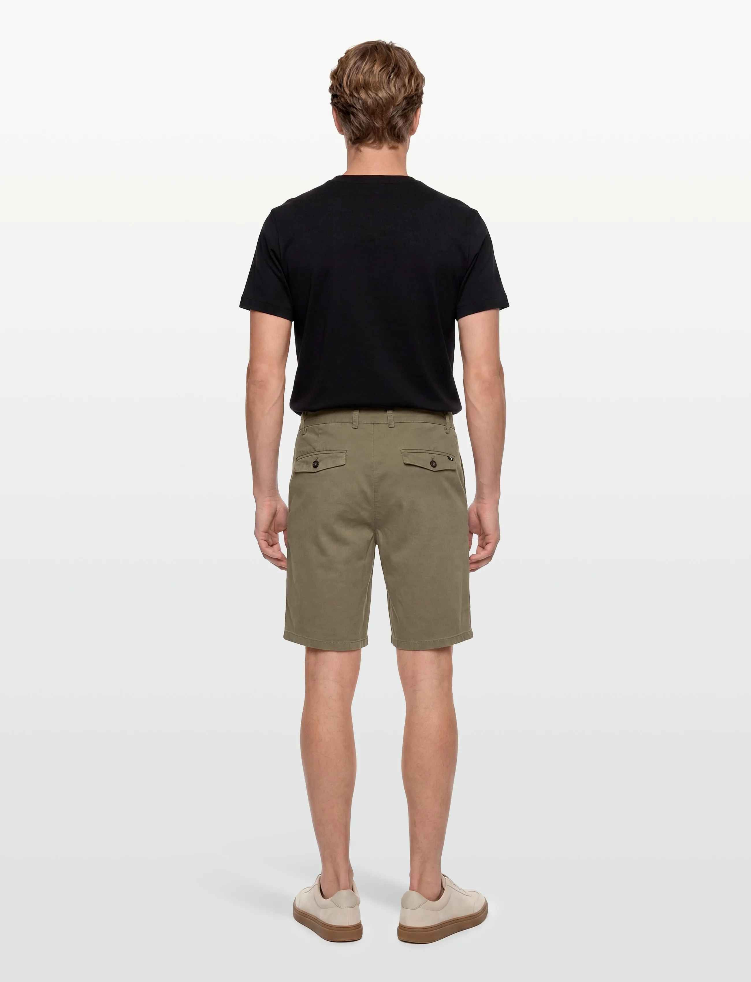 Mos Mosh Gallery - MMGPenn Paper Shorts - rennot shortsit - soft army - 4