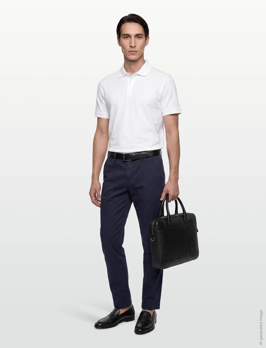 Mos Mosh Gallery - MMGPenn Paper Chino Pant - chinosy - navy - 0
