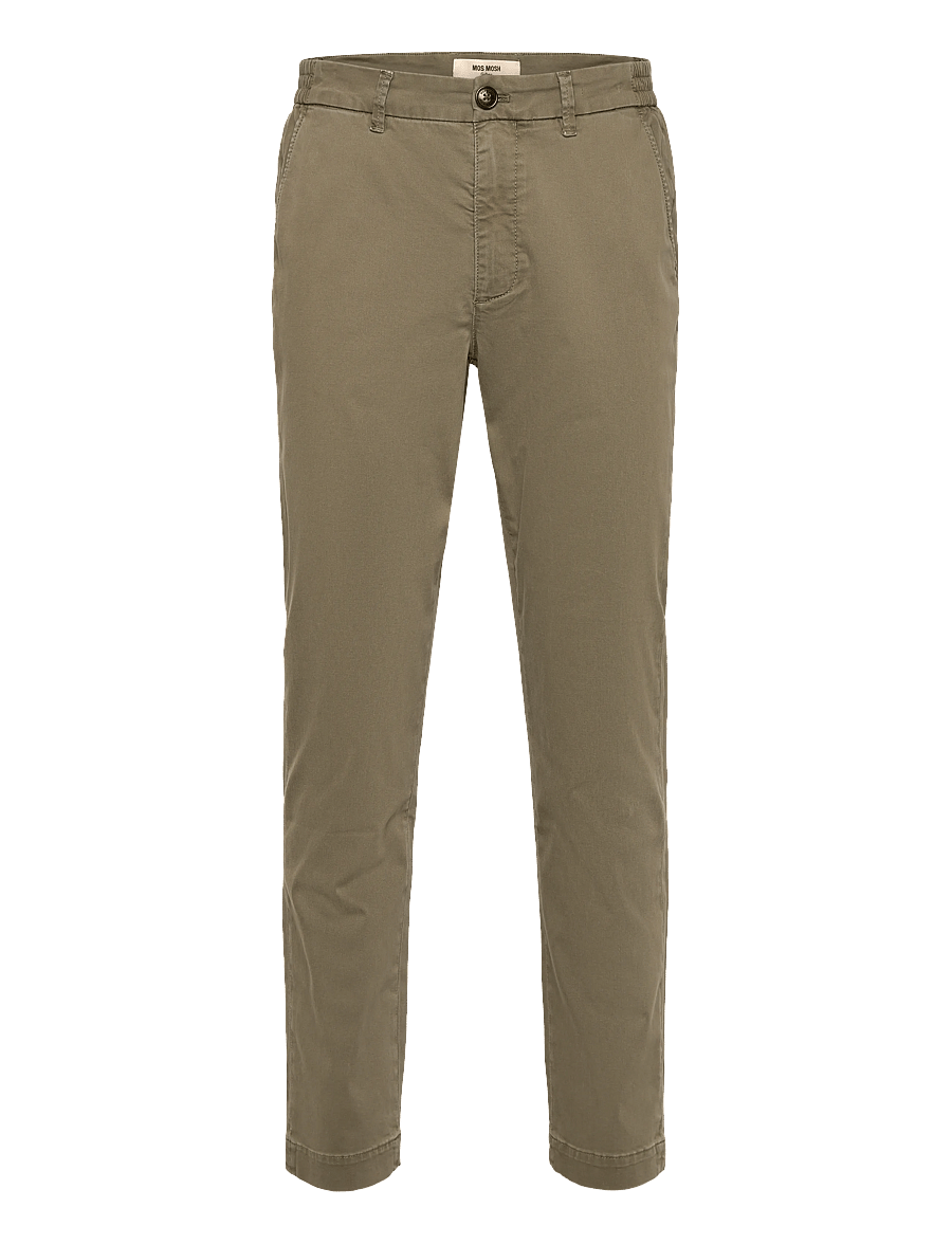Mos Mosh Gallery - MMGPenn Paper Chino Pant - chinos - soft army - 1