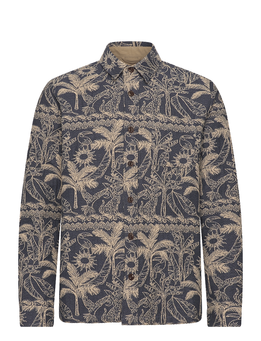 Mos Mosh Gallery - MMGDavid Garden Overshirt - shop efter anledning - salute navy - 1