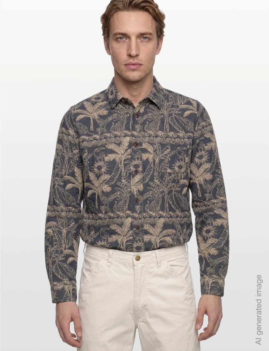Mos Mosh Gallery - MMGDavid Garden Overshirt - shop efter anledning - salute navy - 3