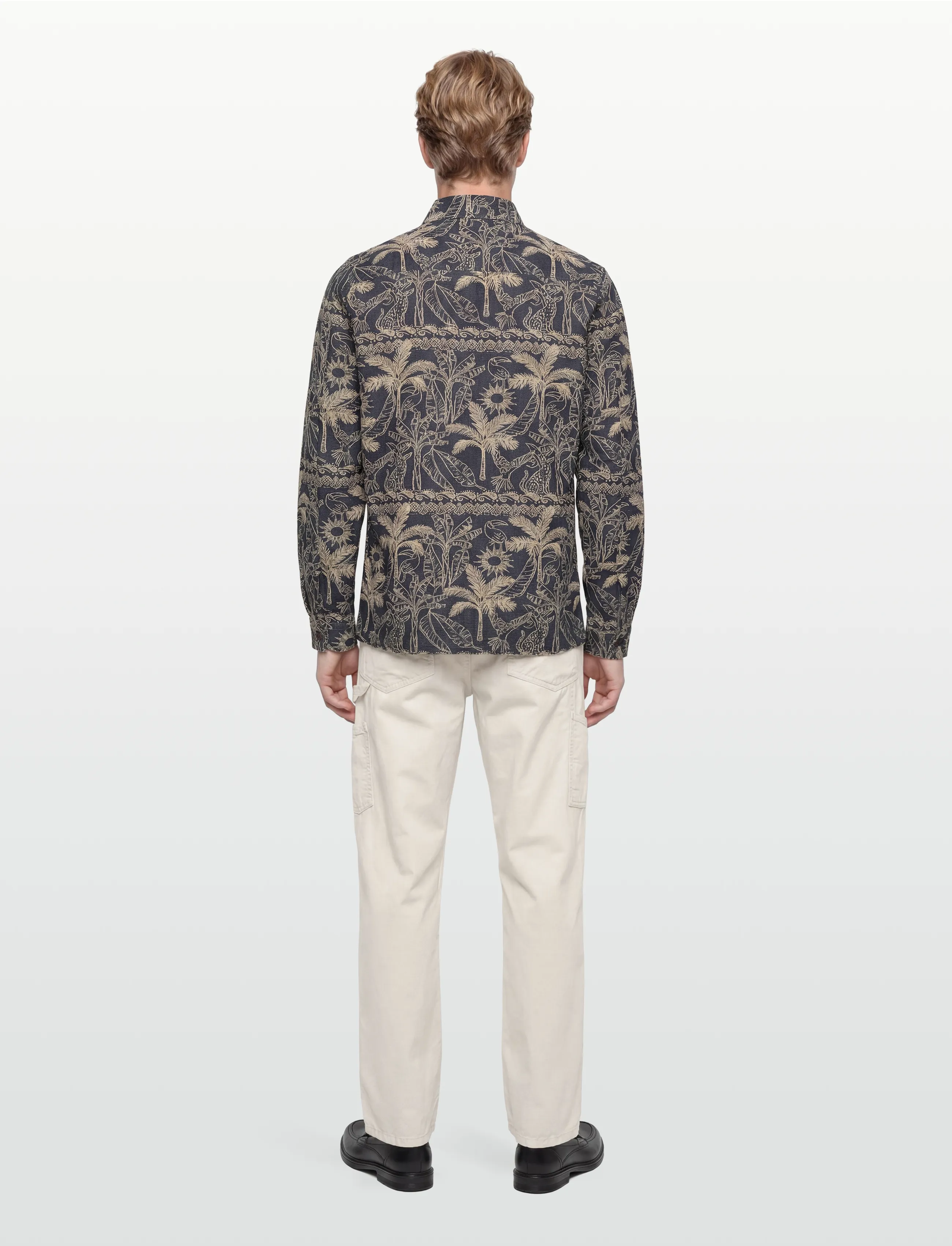 Mos Mosh Gallery - MMGDavid Garden Overshirt - shop by occasion - salute navy - 4