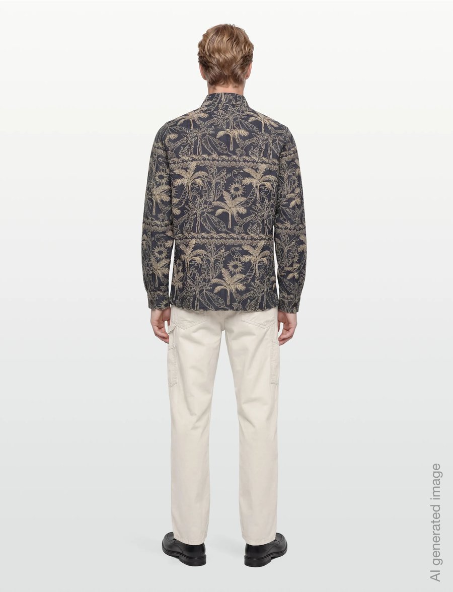 Mos Mosh Gallery - MMGDavid Garden Overshirt - shop efter anledning - salute navy - 4