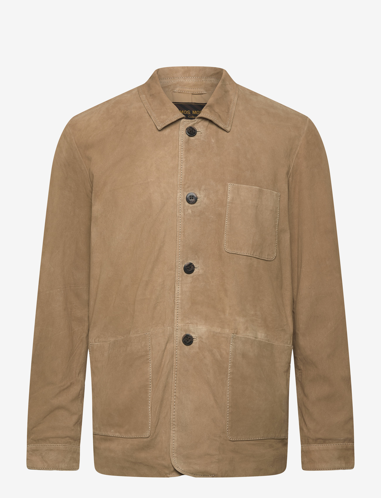 Mos Mosh Gallery - MMGConor Suede Jacket - forårsjakker - toasted coconut - 0