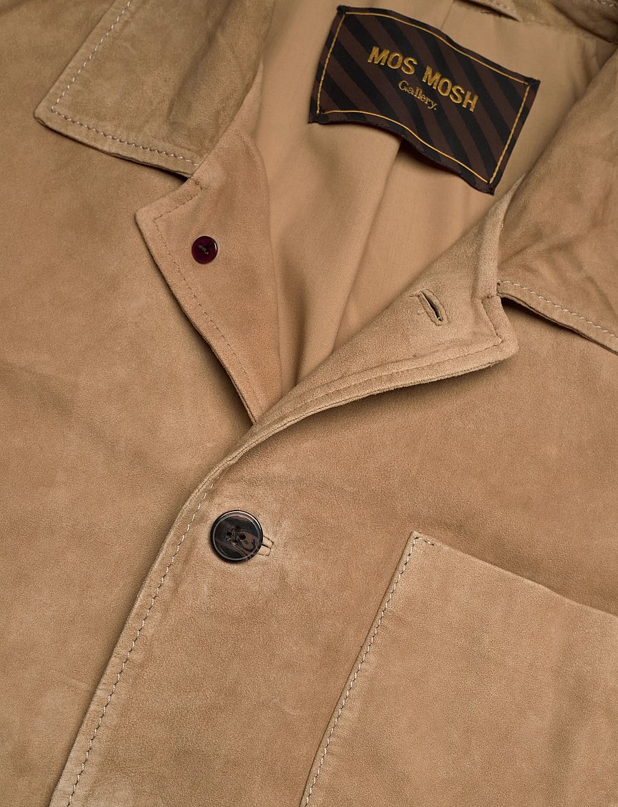 Mos Mosh Gallery - MMGConor Suede Jacket - herfstjassen - toasted coconut - 2