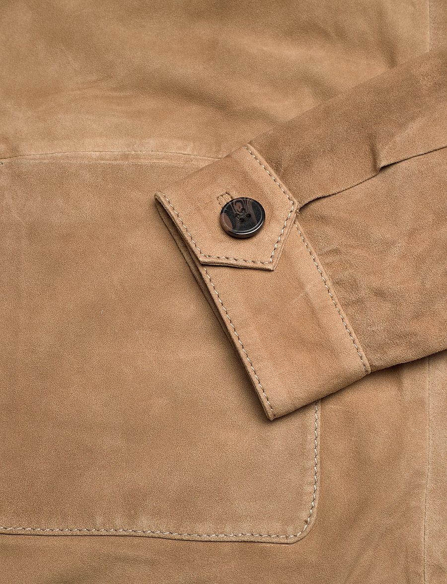 Mos Mosh Gallery - MMGConor Suede Jacket - herfstjassen - toasted coconut - 3