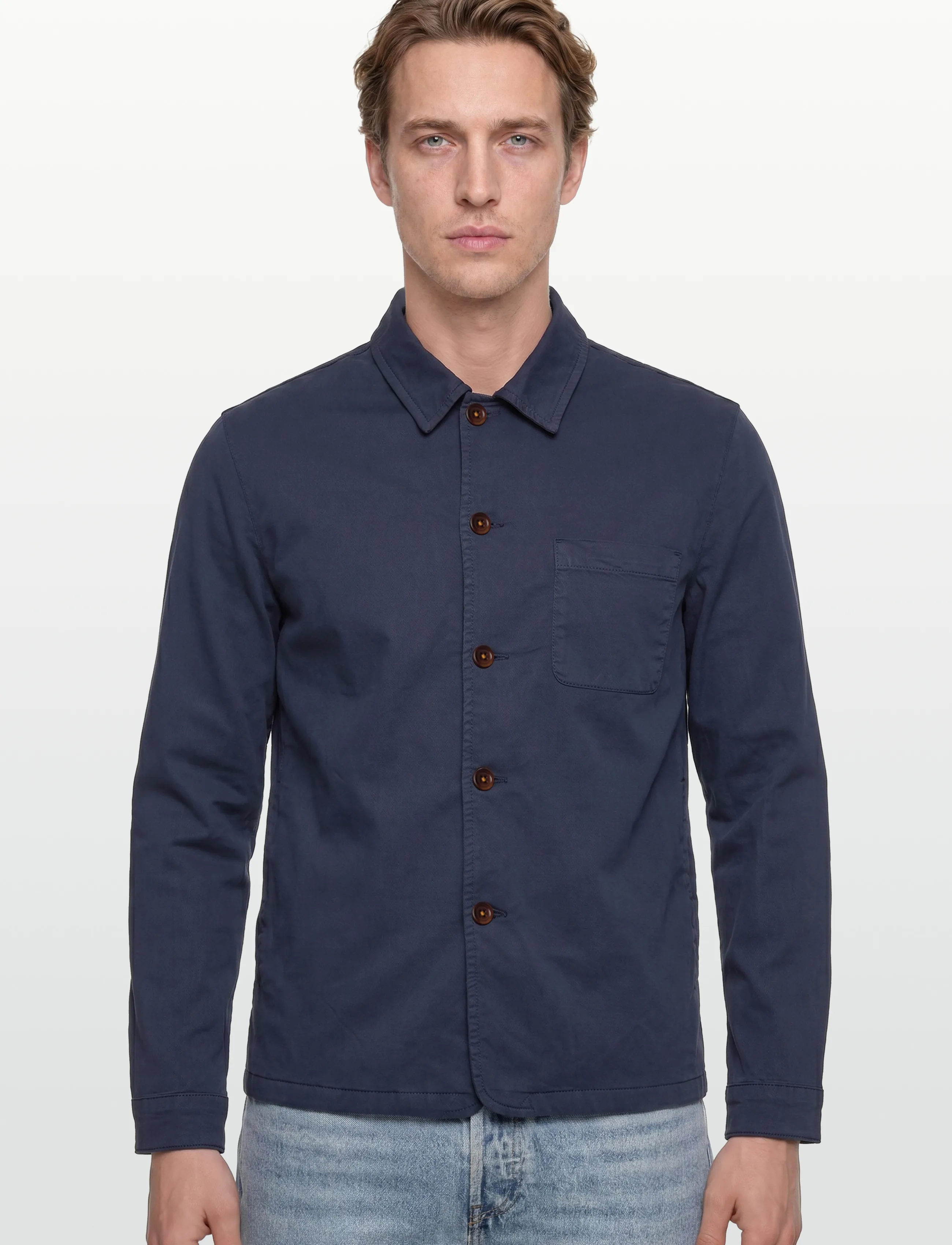 Mos Mosh Gallery - MMGConor Darwin Overshirt - frühlingsjacken - total eclipse - 3