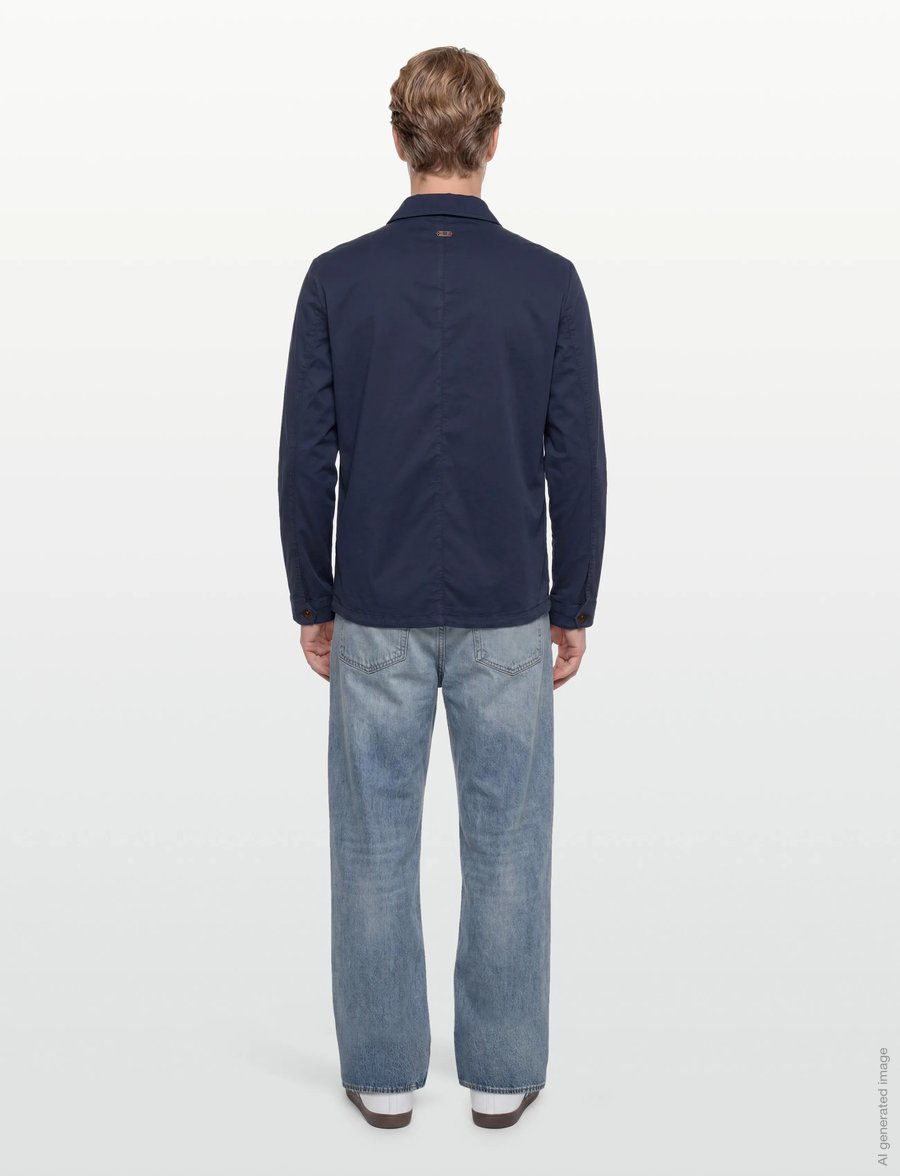Mos Mosh Gallery - MMGConor Darwin Overshirt - frühlingsjacken - total eclipse - 4