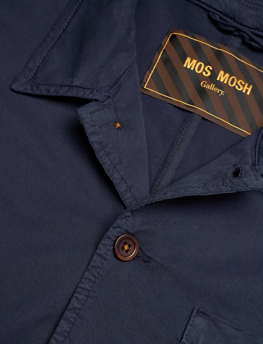 Mos Mosh Gallery - MMGConor Darwin Overshirt - frühlingsjacken - total eclipse - 5