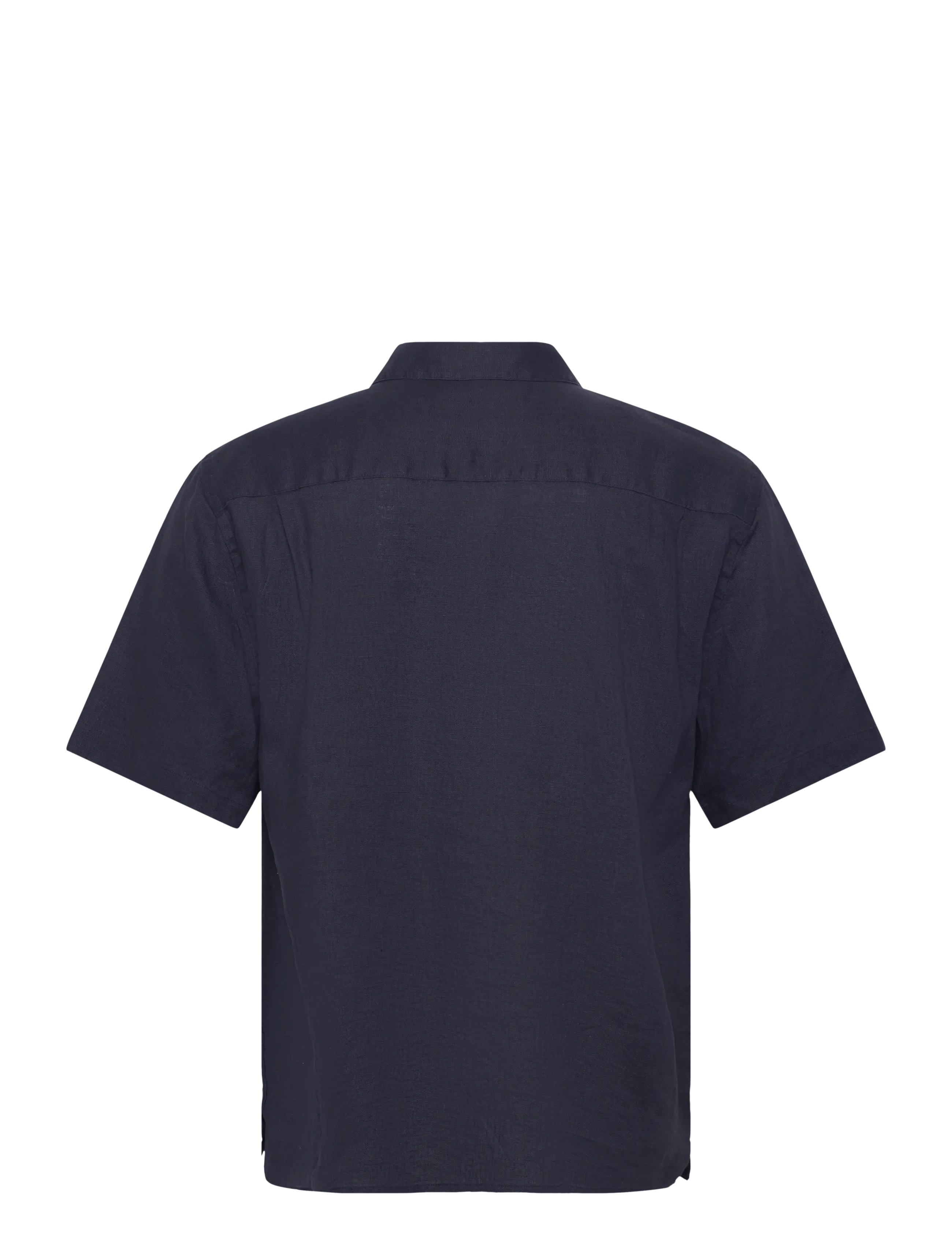 Mos Mosh Gallery - MMGTheo Linen SS Shirt - leinenhemden - navy - 2