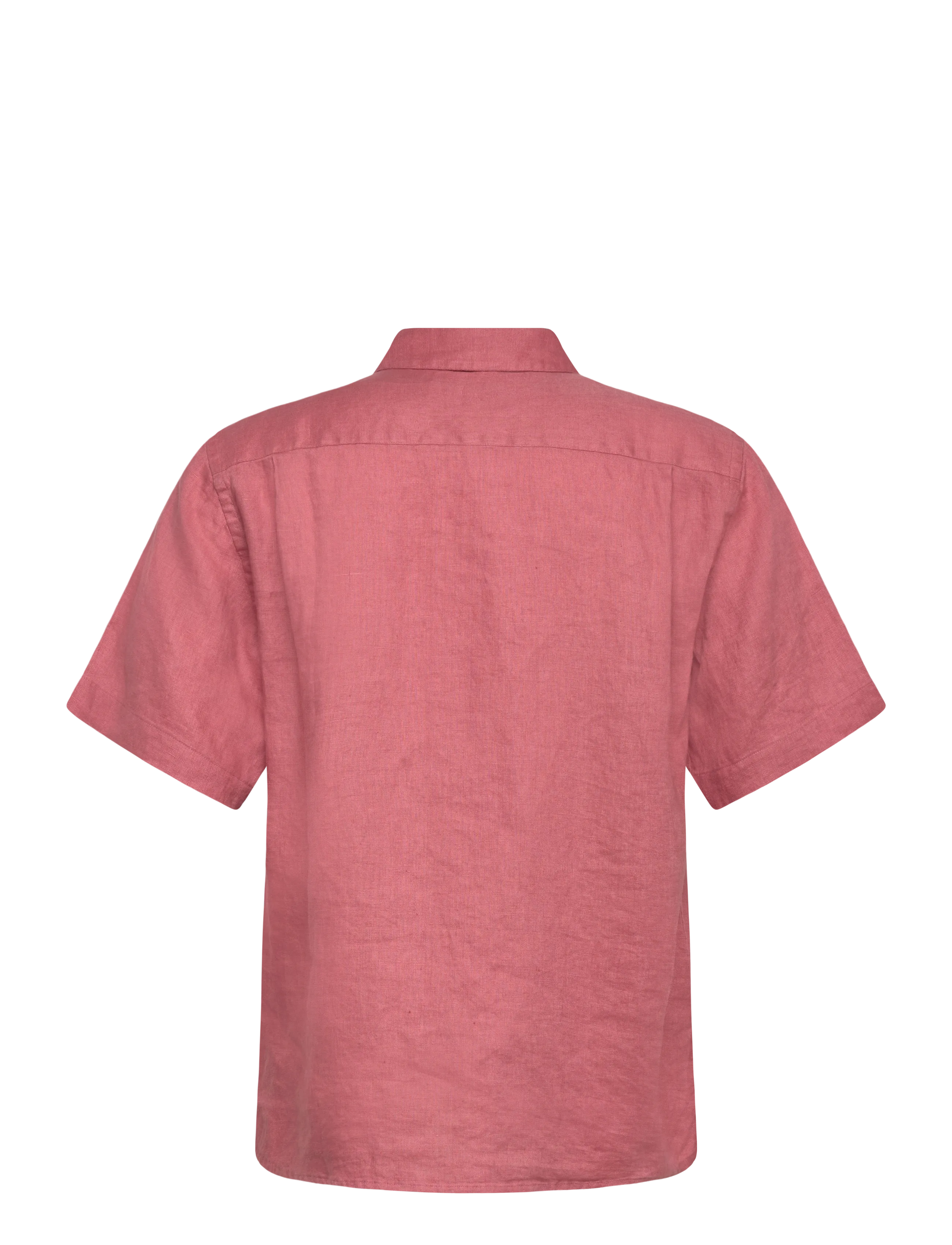 Mos Mosh Gallery - MMGTheo Linen SS Shirt - hørskjorter - rosedawn - 1