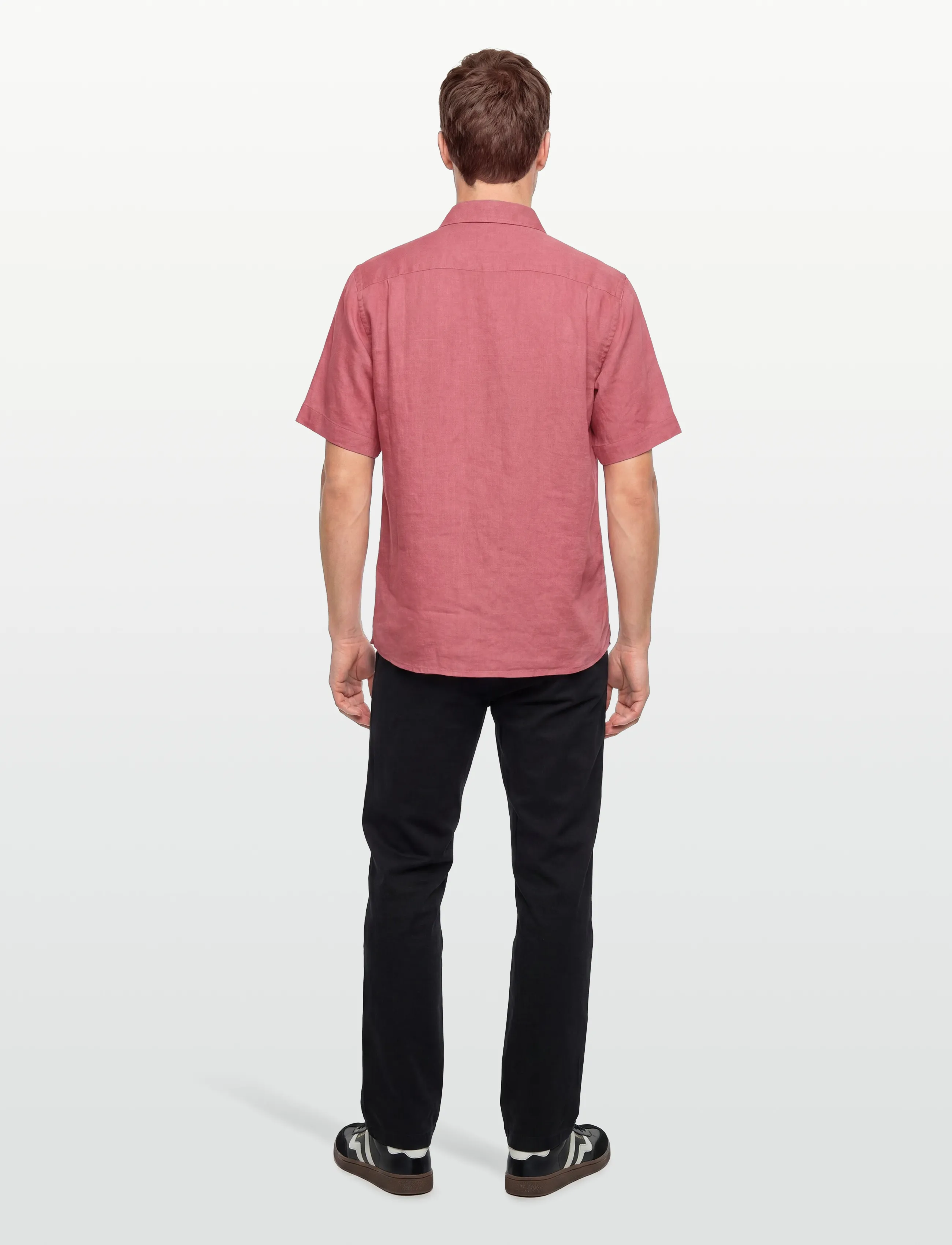 Mos Mosh Gallery - MMGTheo Linen SS Shirt - linen shirts - rosedawn - 4