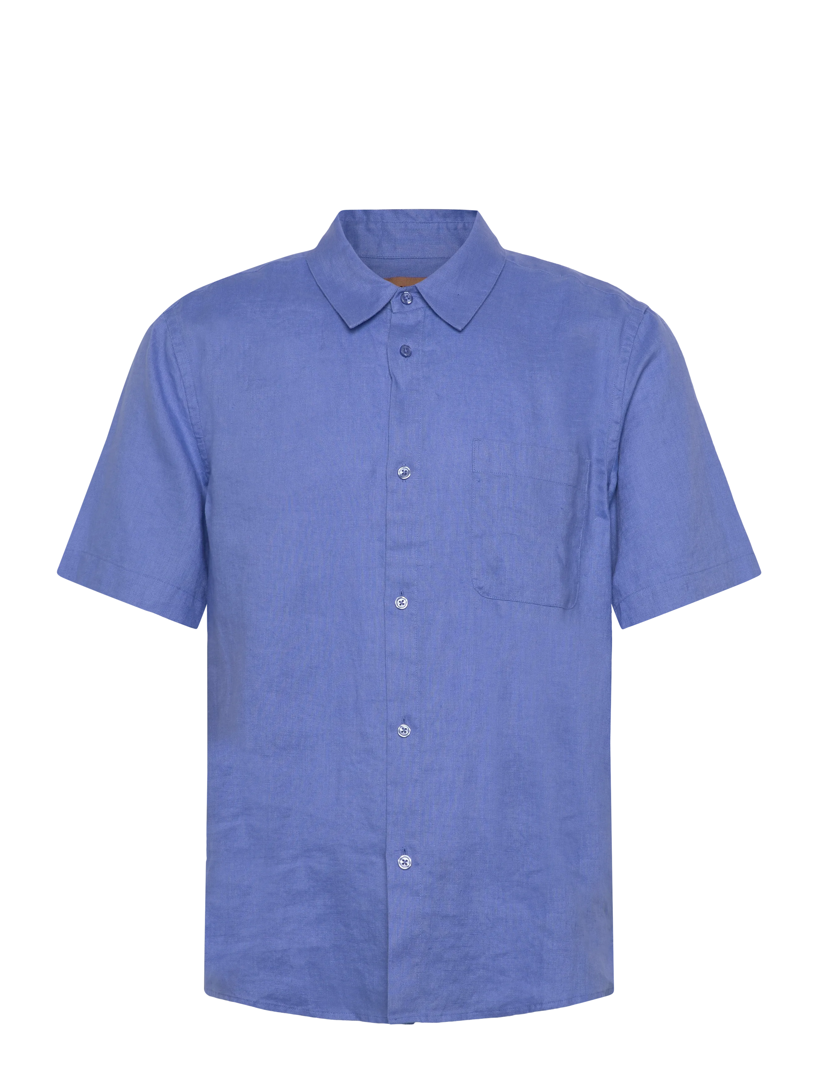 Mos Mosh Gallery MMGTheo Linen SS Shirt - Mos Mosh Gallery - SILVER LAKE BLUE / blue