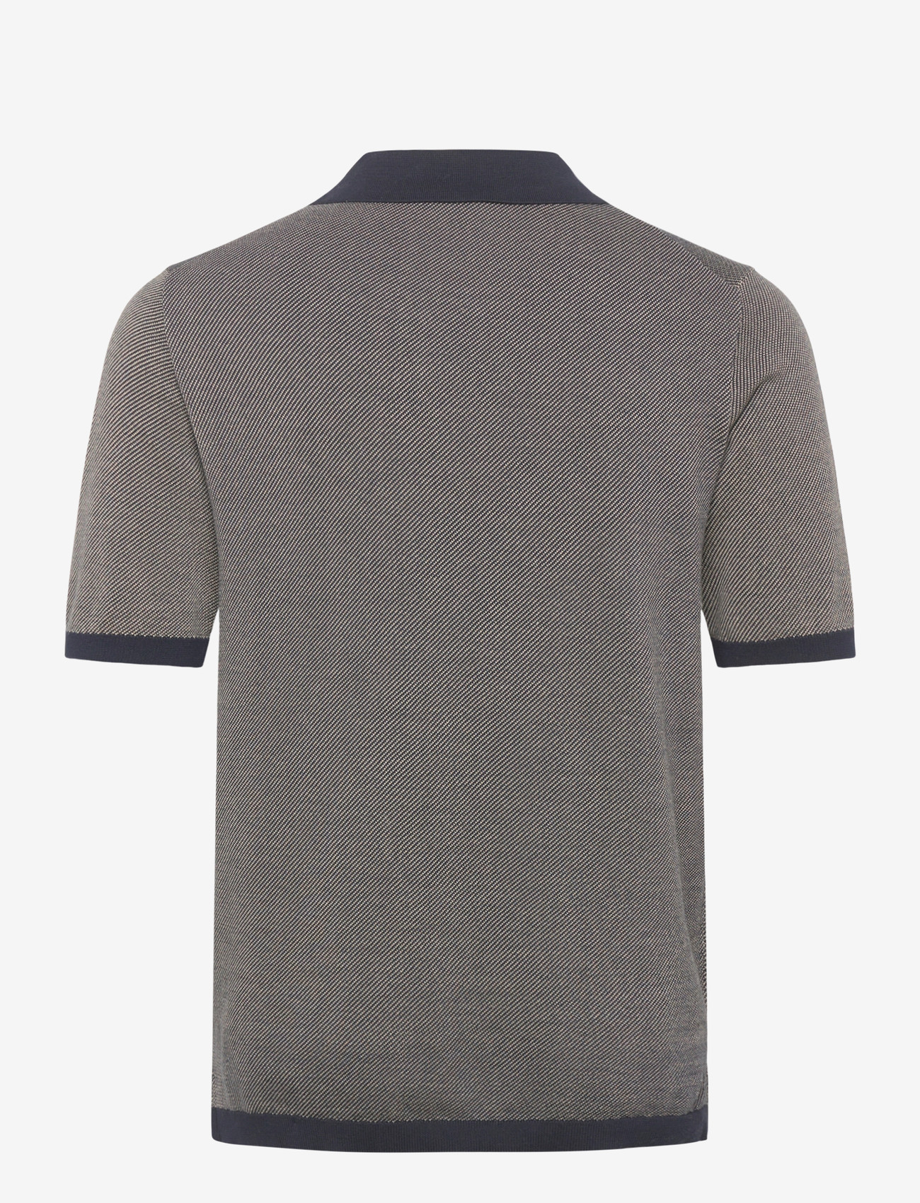 Mos Mosh Gallery - MMGRoma Batti Polo SS Knit - gestrickte polohemden - navy - 1