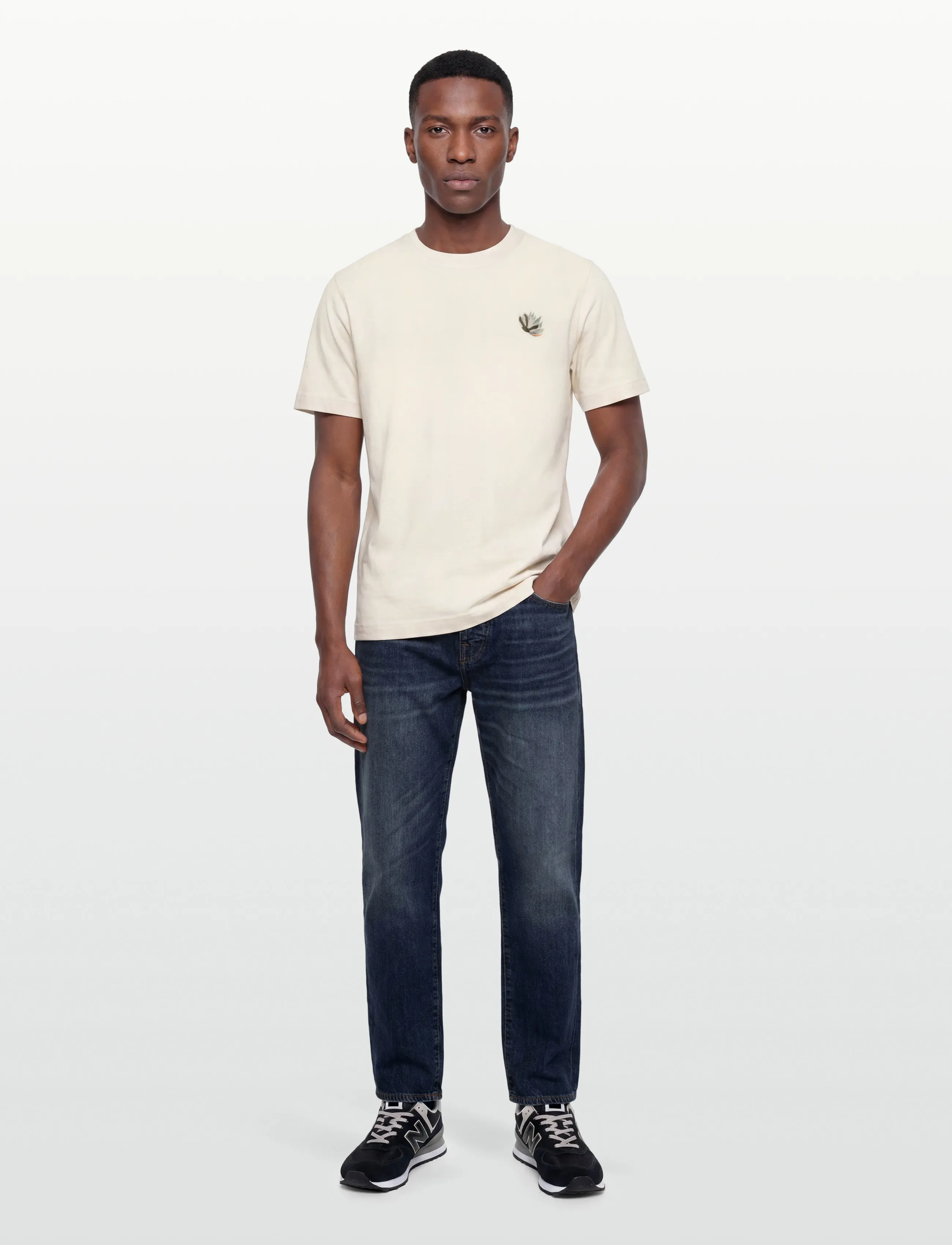 Mos Mosh Gallery MMGMotion O-SS Tee - Mos Mosh Gallery - ECRU / cream