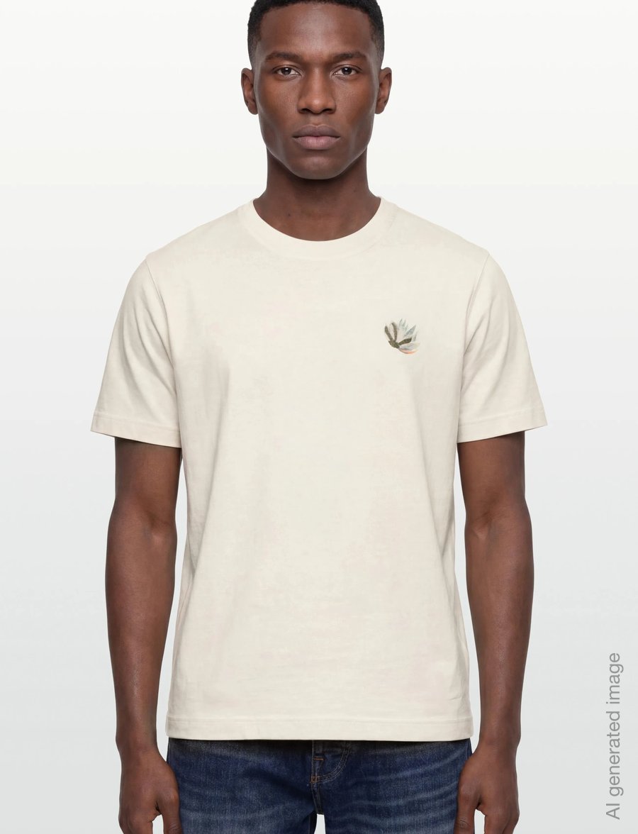 Mos Mosh Gallery - MMGMotion O-SS Tee - kortärmade t-shirts - ecru - 3
