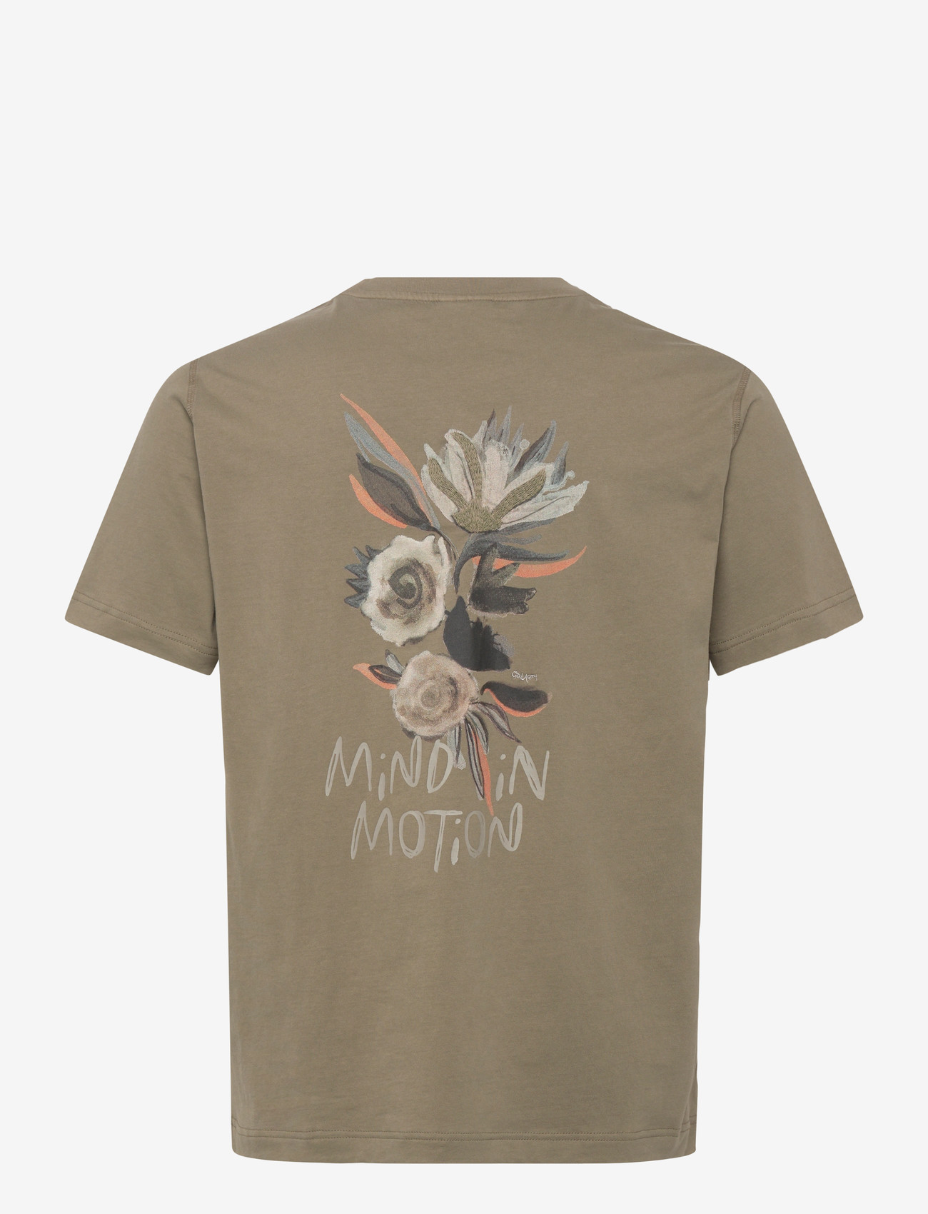 Mos Mosh Gallery - MMGMotion O-SS Tee - kortærmede t-shirts - grape leaf - 2