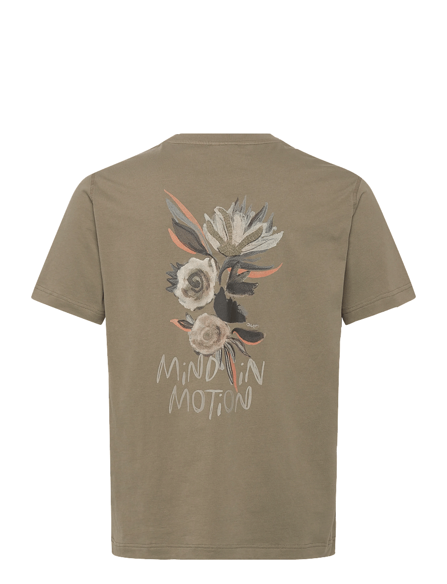 Mos Mosh Gallery - MMGMotion O-SS Tee - kortærmede t-shirts - grape leaf - 2