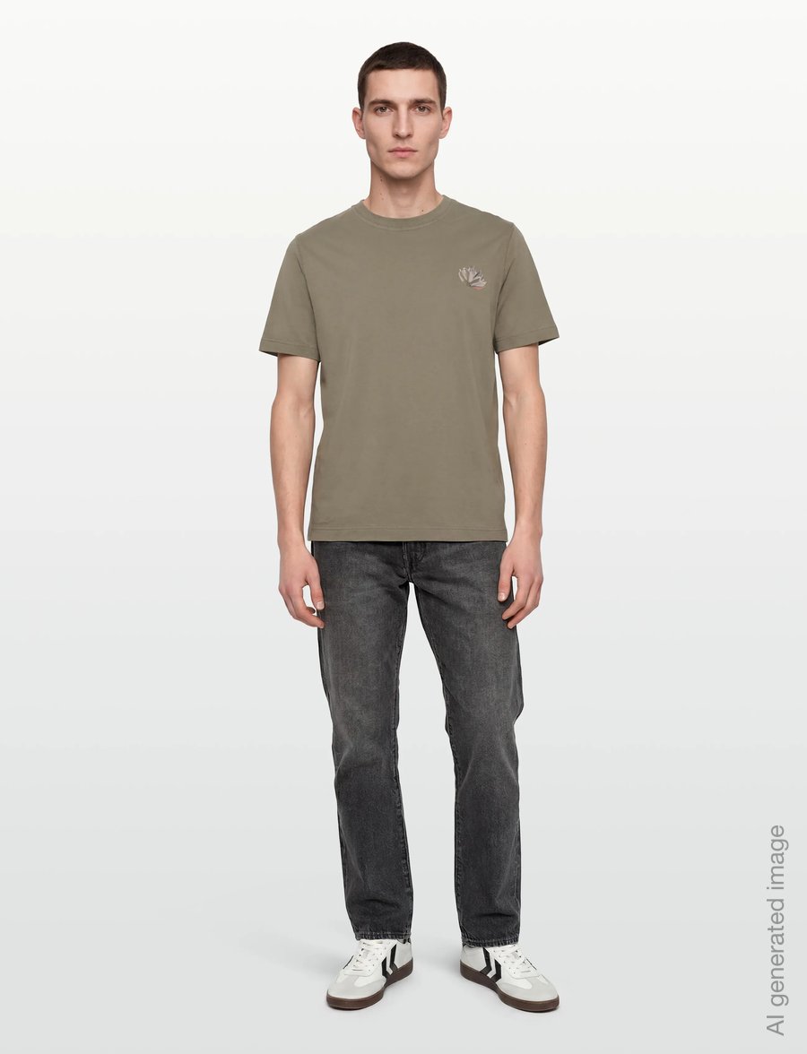 Mos Mosh Gallery - MMGMotion O-SS Tee - kortærmede t-shirts - grape leaf - 0
