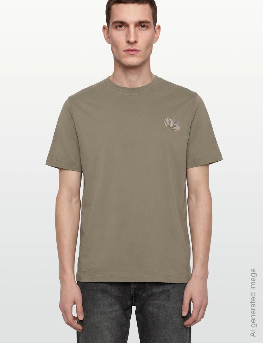 Mos Mosh Gallery - MMGMotion O-SS Tee - kortærmede t-shirts - grape leaf - 3