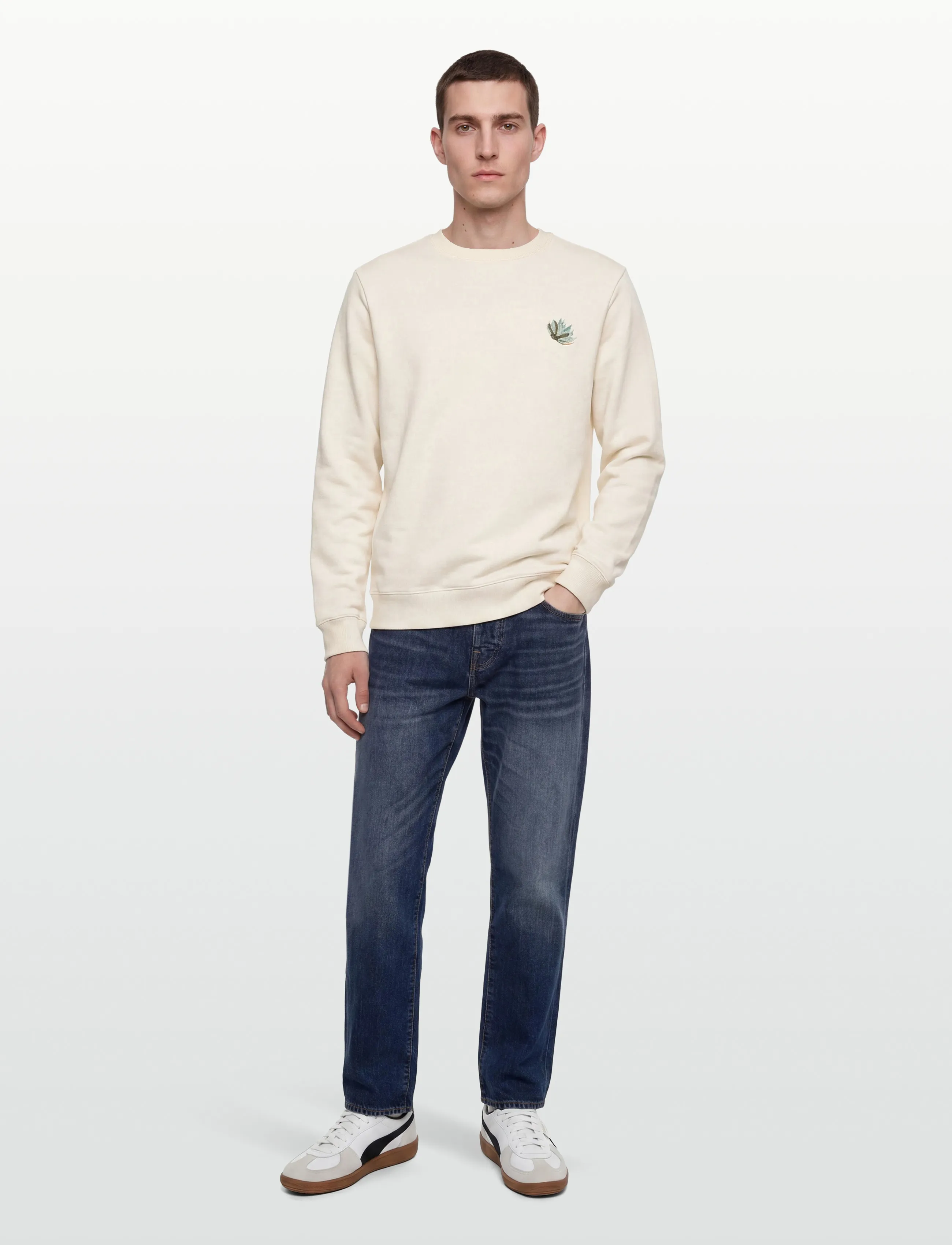 Mos Mosh Gallery MMGMotion Crew Neck Sweat - Autumn deals - ECRU / cream