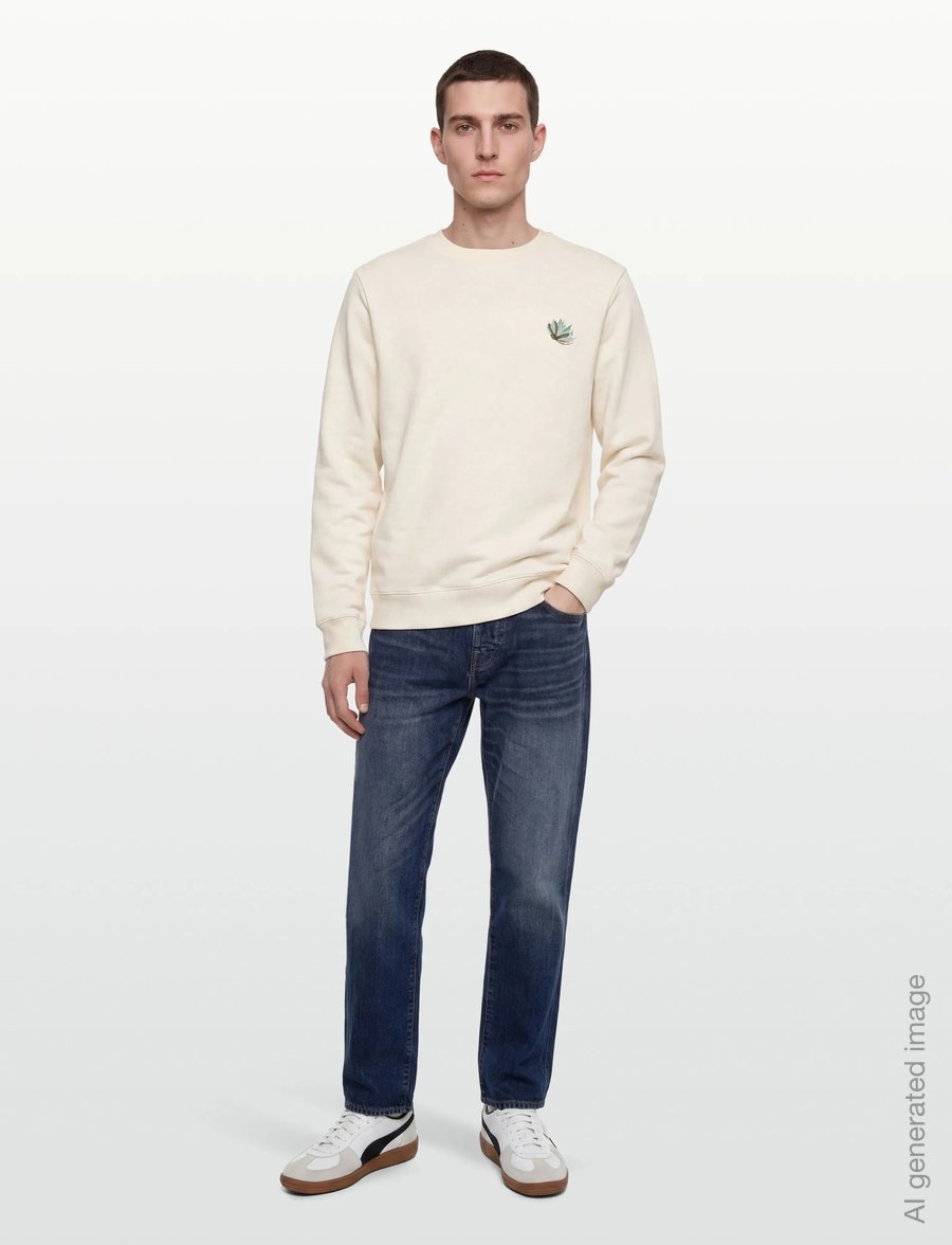 Mos Mosh Gallery - MMGMotion Crew Neck Sweat - dressipluusid - ecru - 0