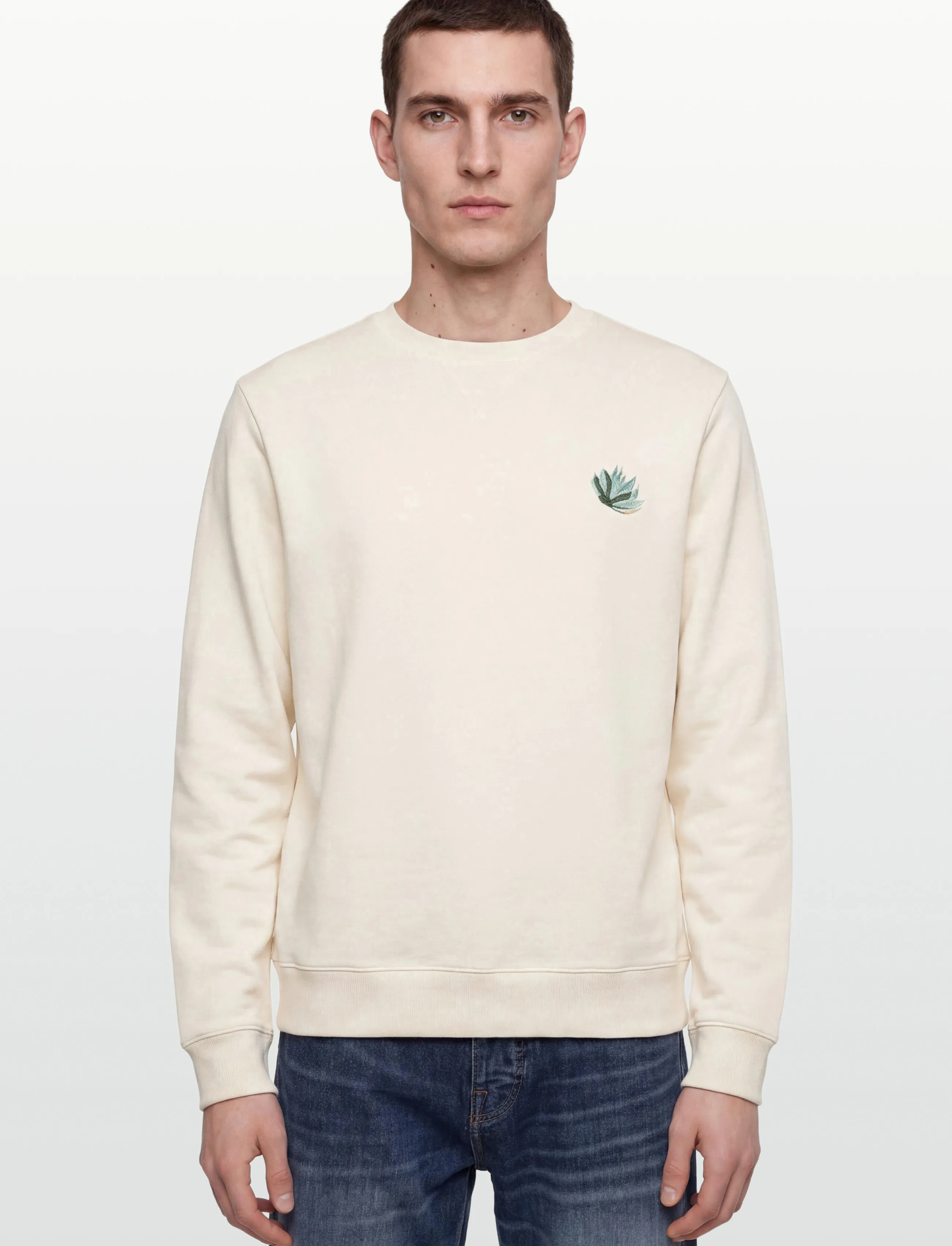 Mos Mosh Gallery - MMGMotion Crew Neck Sweat - osta olukorra järgi - ecru - 3