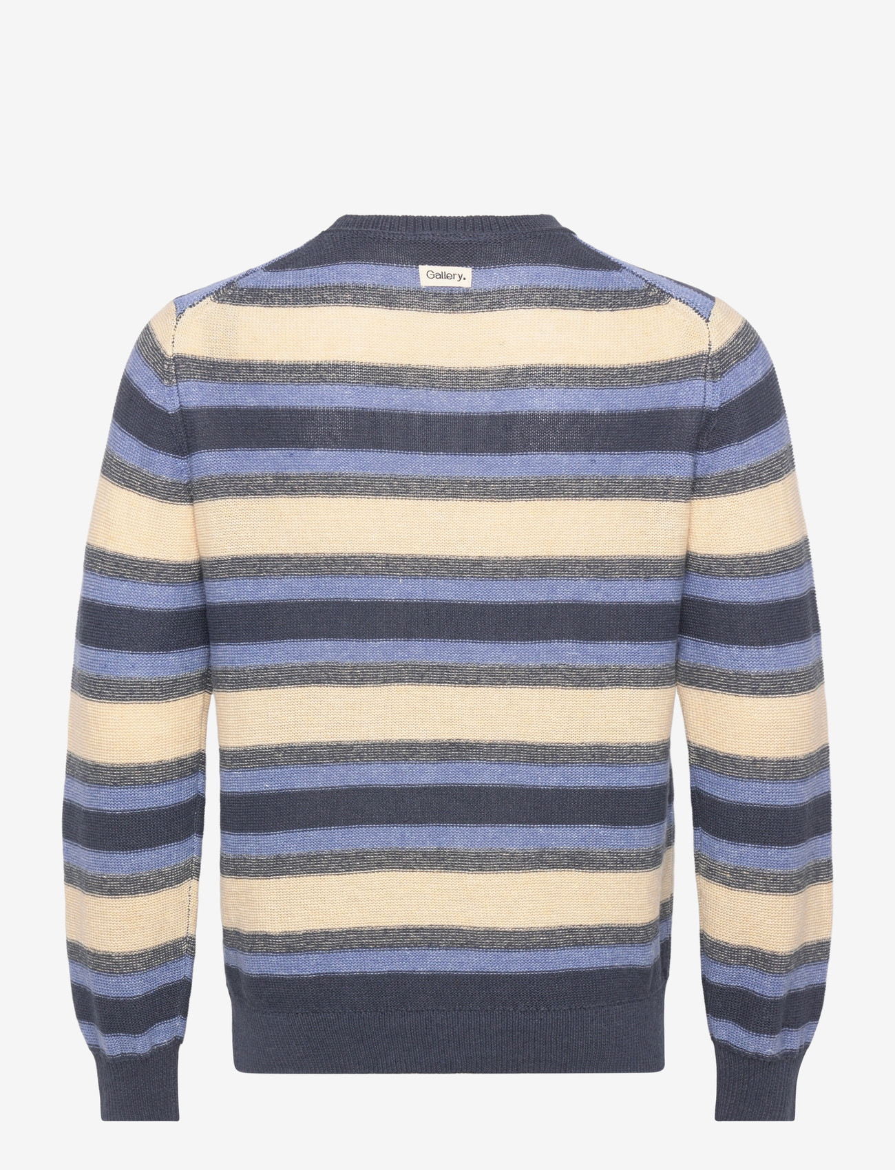 Mos Mosh Gallery - MMGLaporte Linen Crew Neck Knit - rund hals - navy - 2