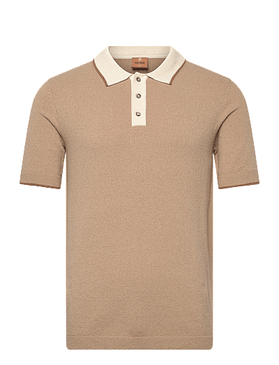 Francesco Polo Ss Knit - KortæRmede Poloer