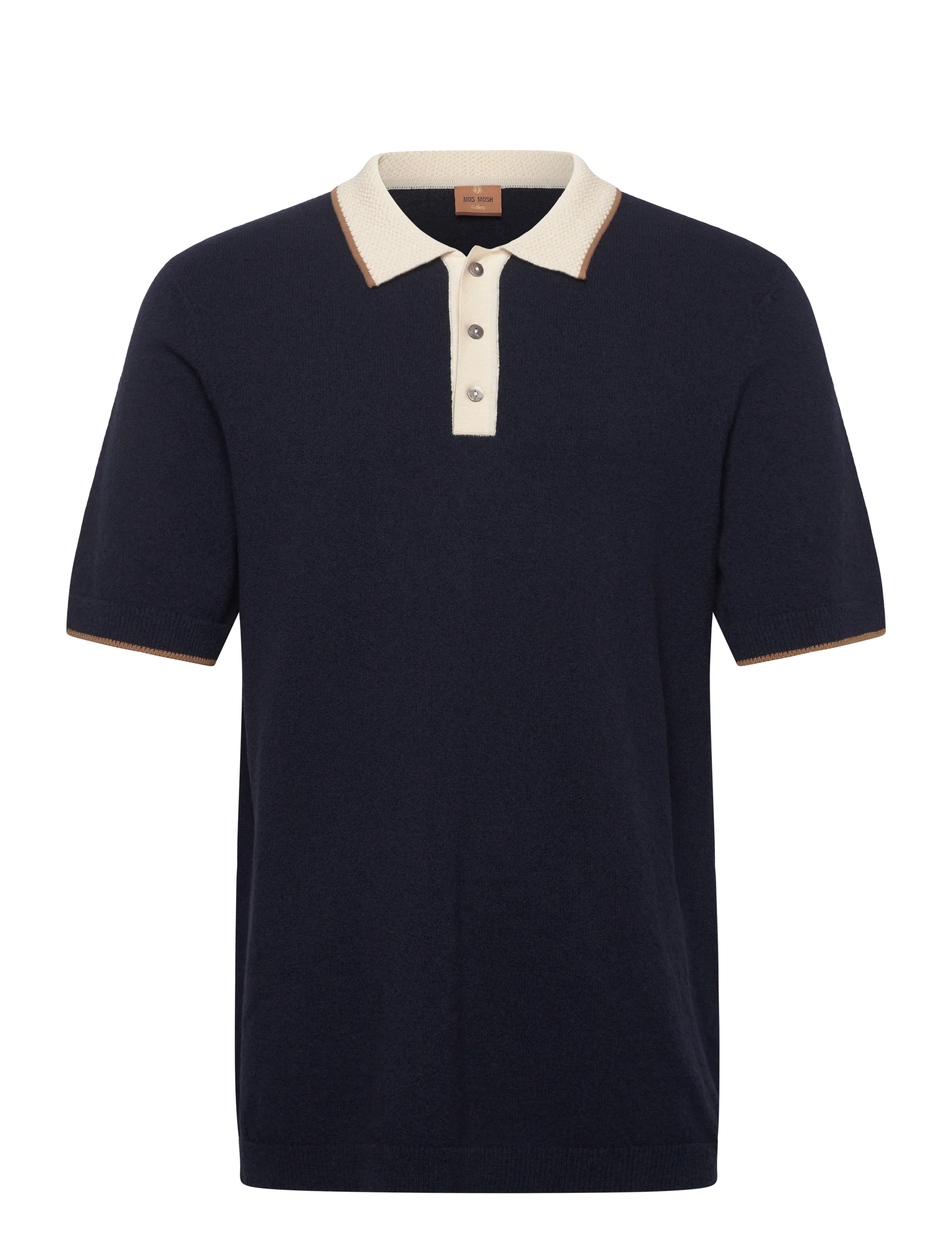 Mos Mosh Gallery MMGFrancesco Polo SS Knit - Strickmode - ESTATE BLUE / navy