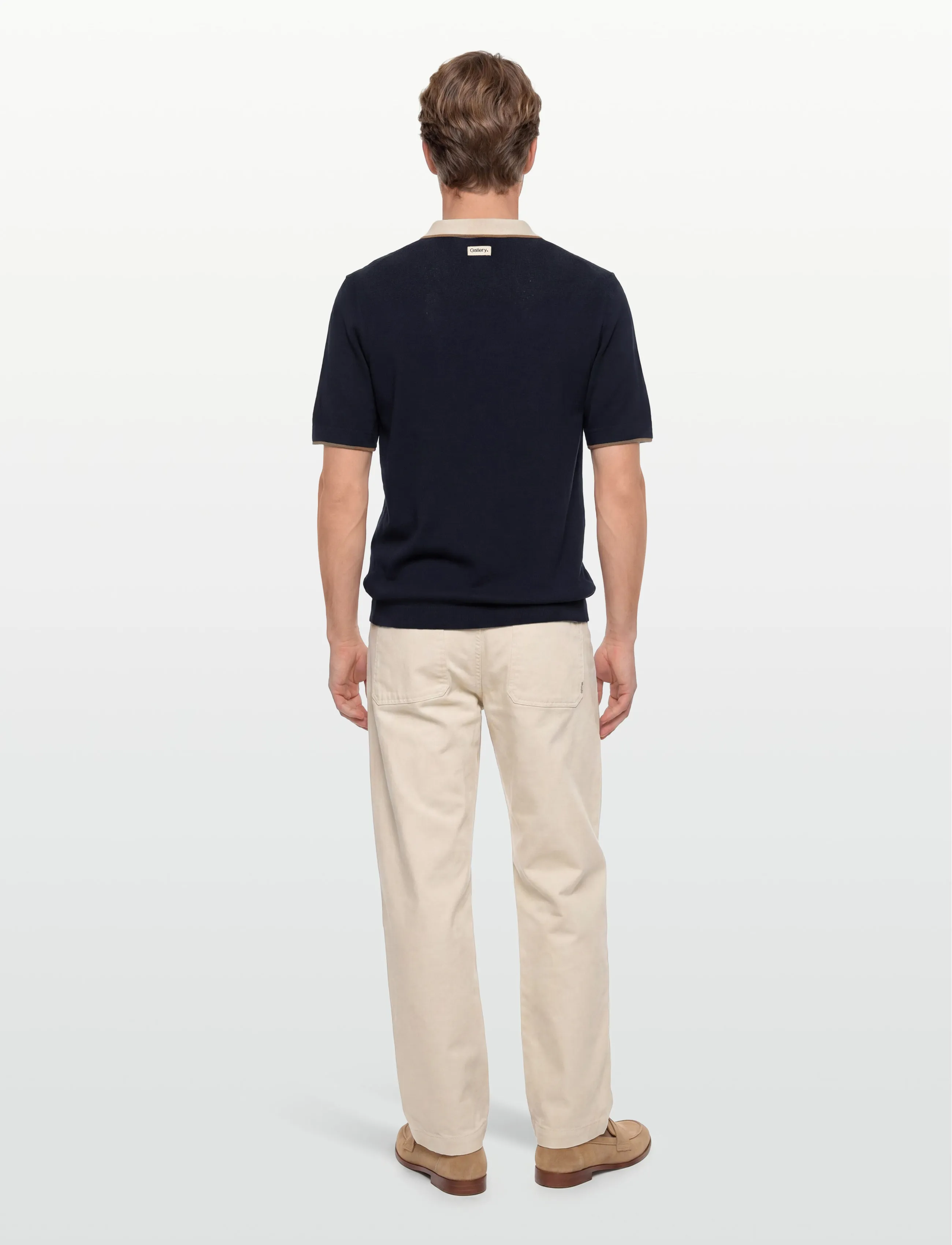 Mos Mosh Gallery - MMGFrancesco Polo SS Knit - knitted polos - estate blue - 4