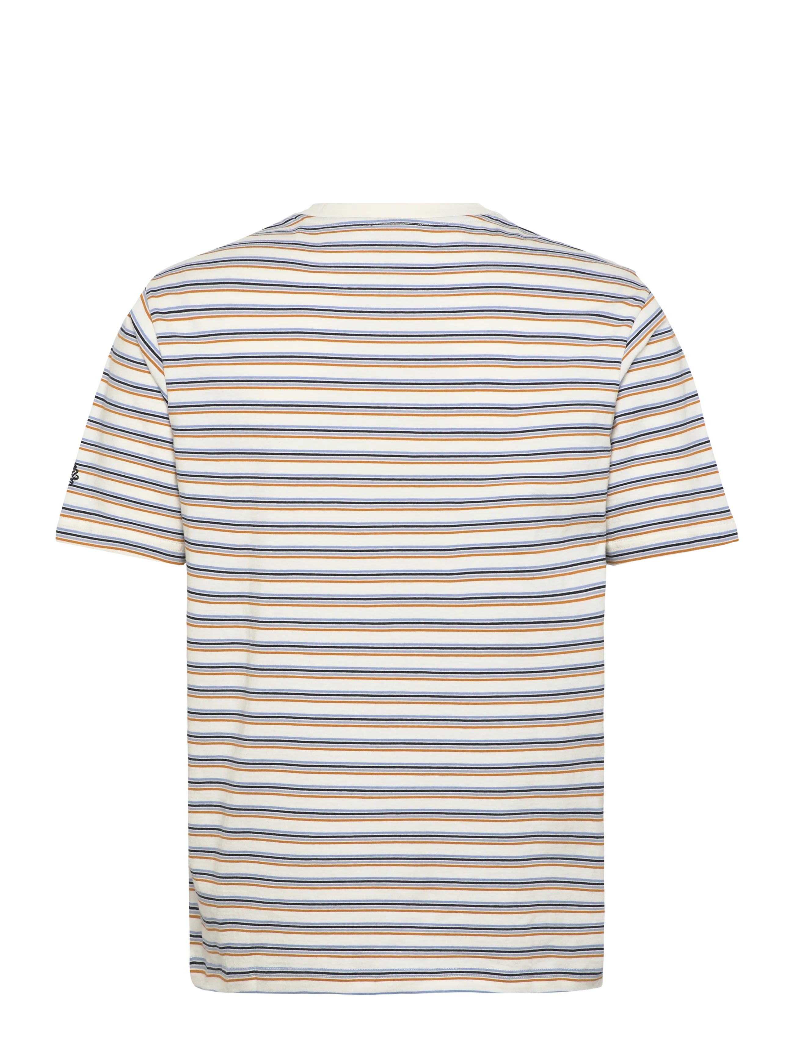 Mos Mosh Gallery - MMGDiaz Stripe O-SS Tee - kortärmade t-shirts - ecru - 1