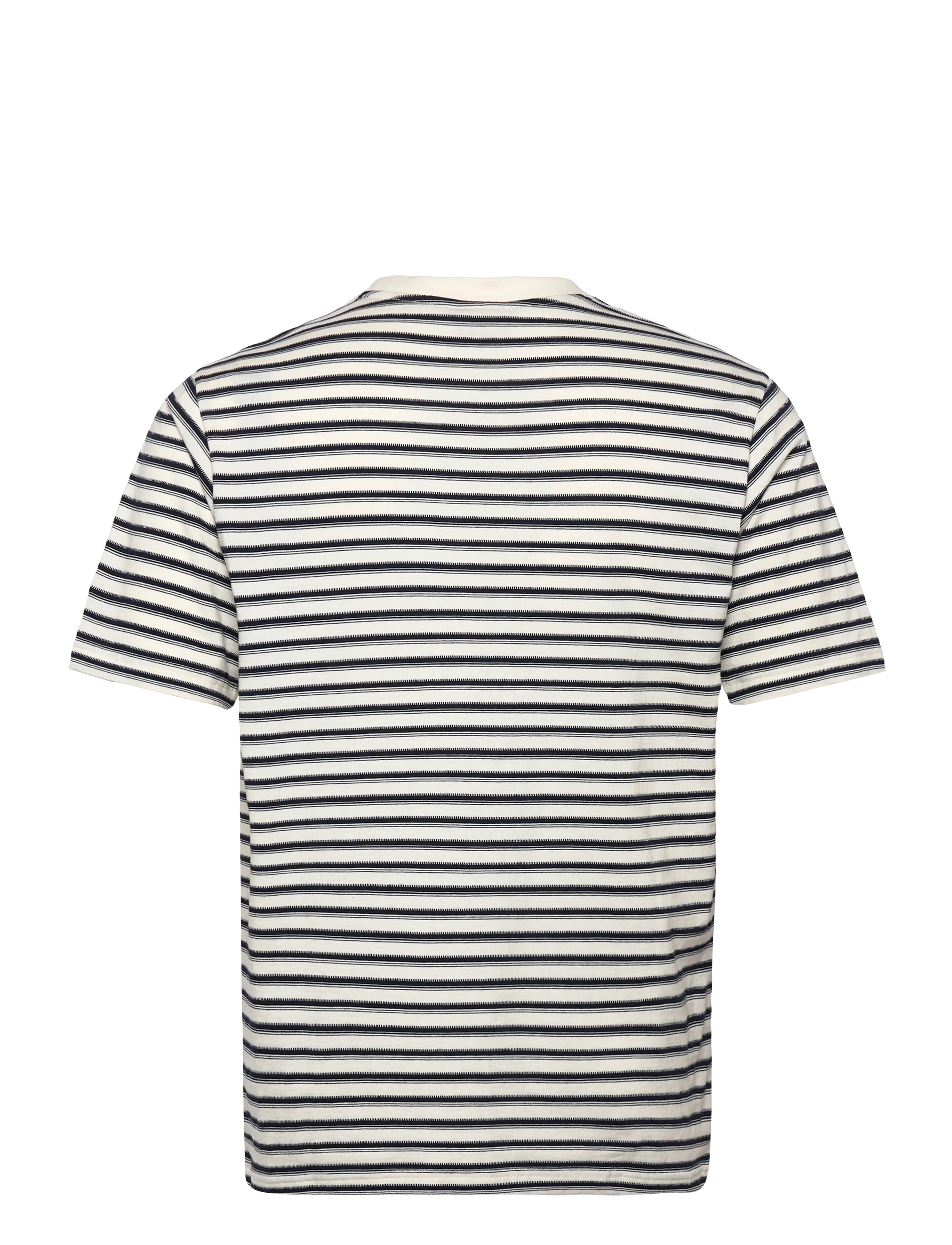 Mos Mosh Gallery - MMGDani Stripe O-SS Tee - kortärmade t-shirts - navy - 2