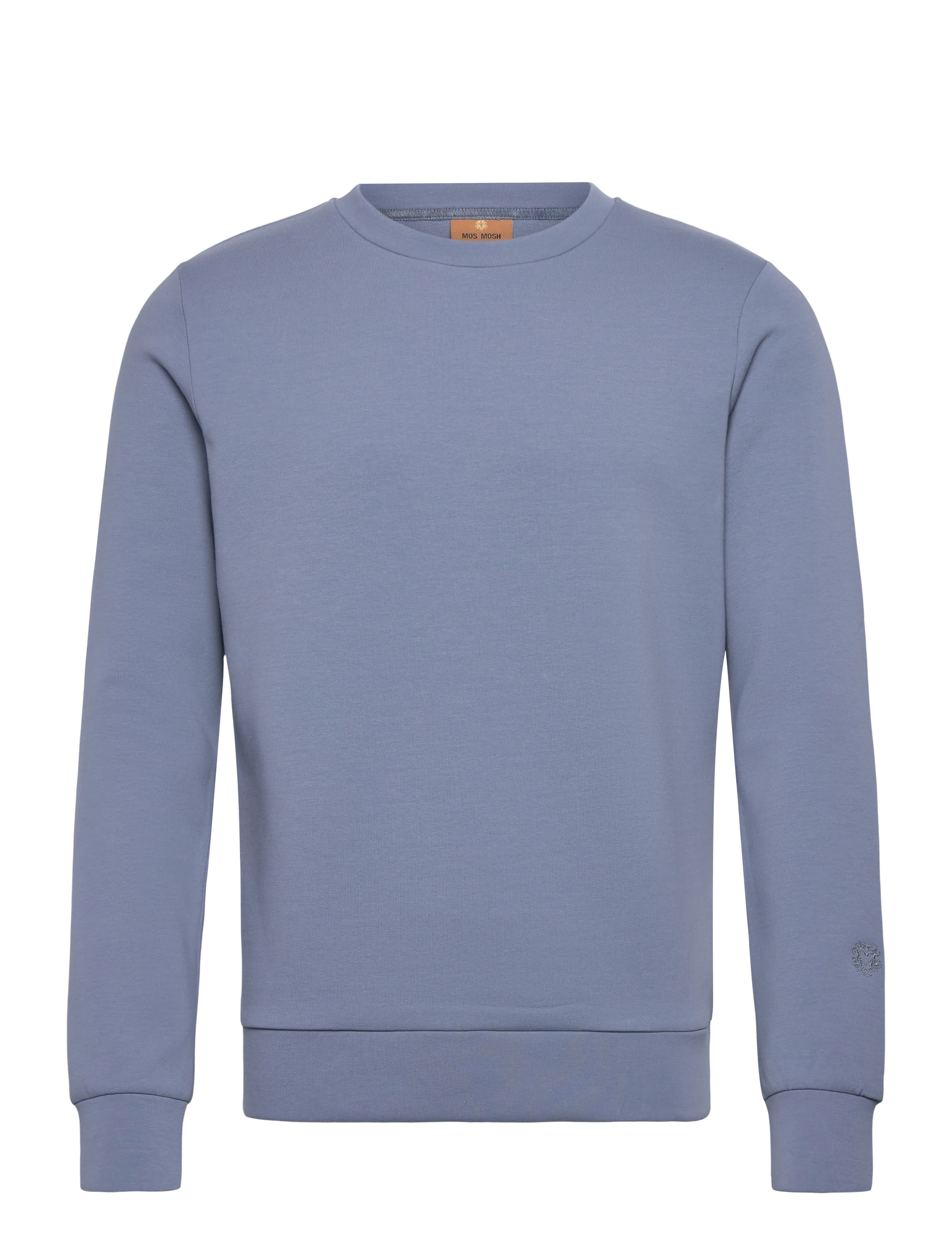 Mos Mosh Gallery MMGAbel Crew Neck Sweat - Kleidung - FLINT STONE / blue