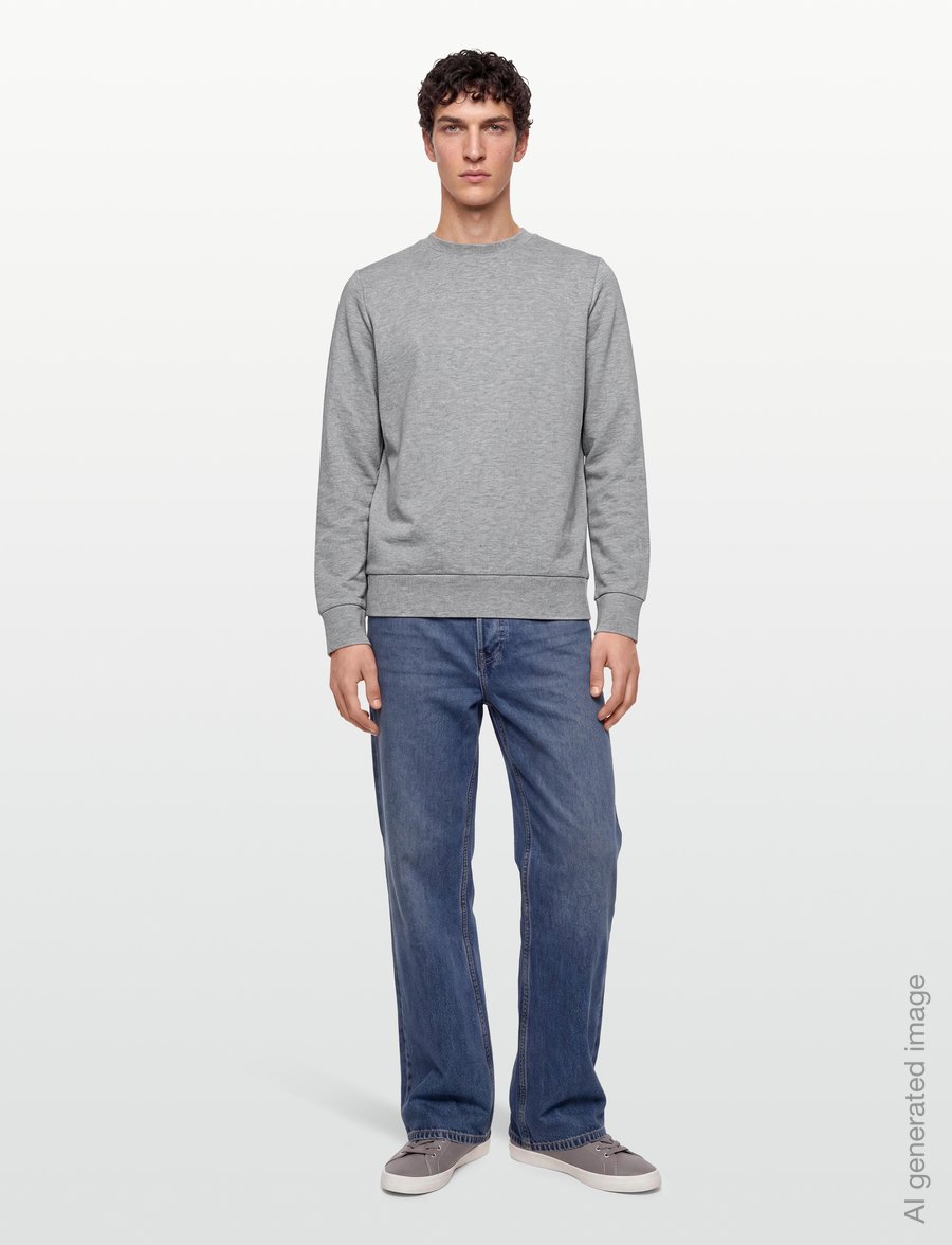 Mos Mosh Gallery - MMGAbel Crew Neck Sweat - shoppa efter tillfälle - grey melange - 0