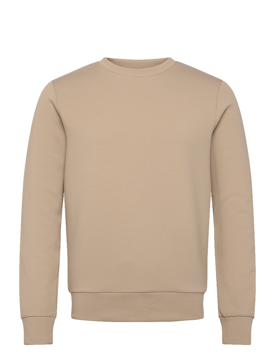 Mos Mosh Gallery - MMGAbel Crew Neck Sweat - sweatshirts - light sand - 1