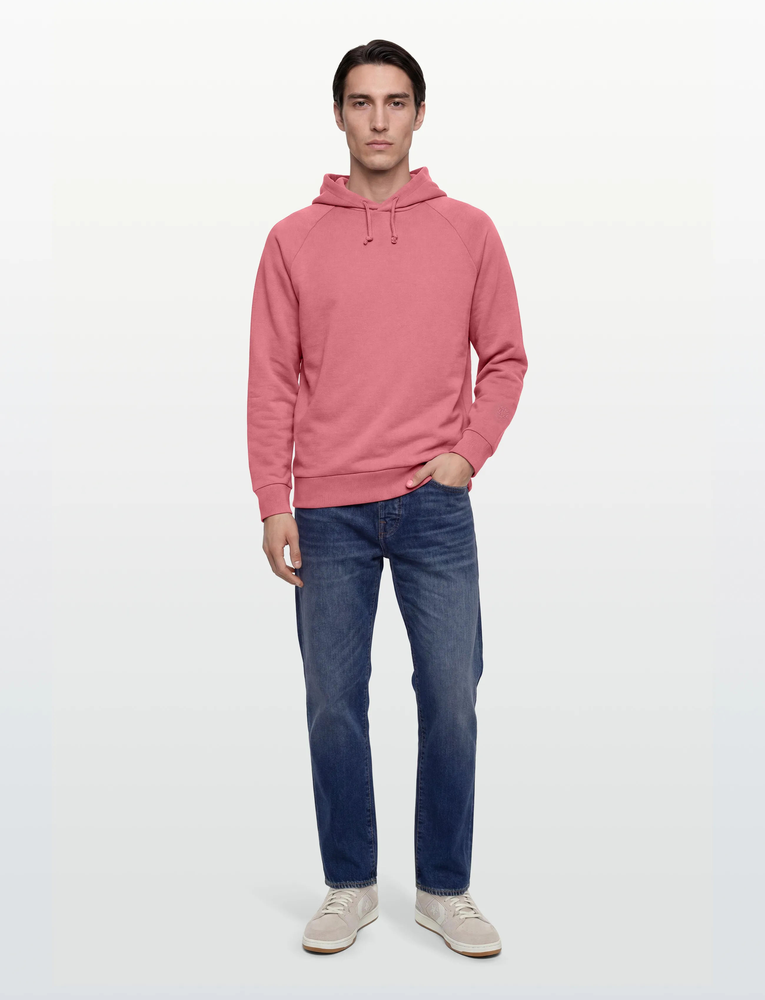 Mos Mosh Gallery MMGAbel Hood Sweat - New arrivals - ROSEDAWN / pink/rose